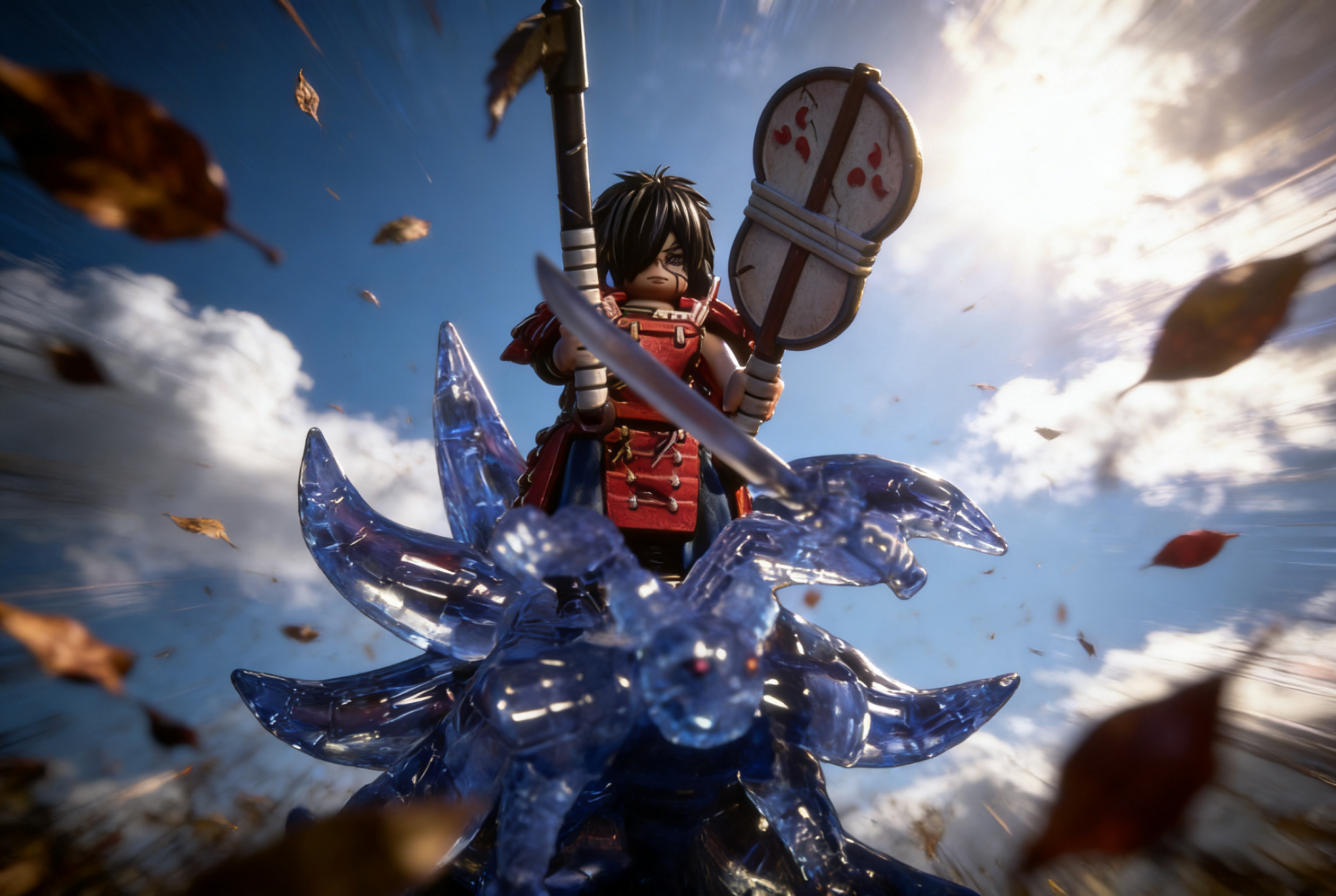 【Minifigs Factory】Kurama armed with Susanoo 【naruto custom minifigures】