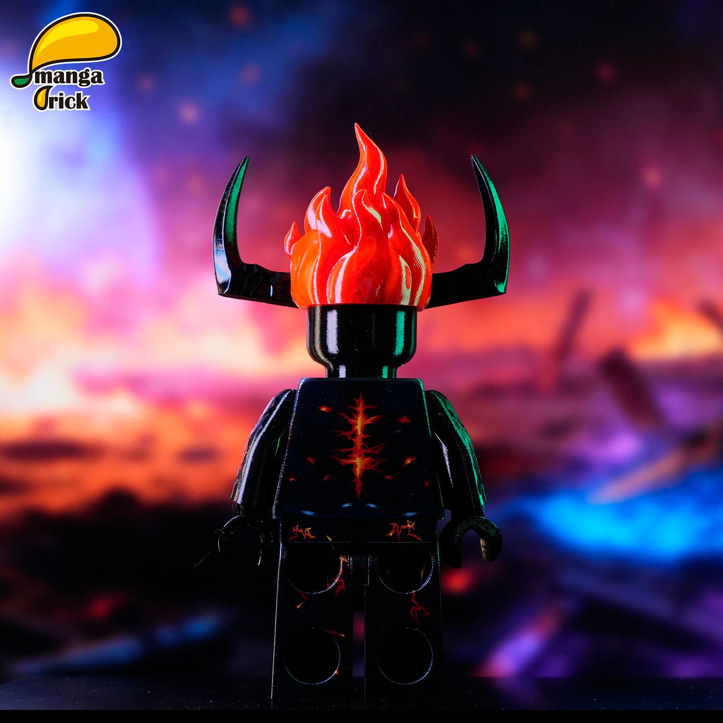 【Leyile-Mango】Surtur (Fully Custom-Molded Giant Body) 蘇爾特爾 서르투르 【Custom Marvel Minifigures】-Tom_minifigs