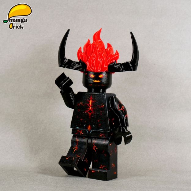 【Leyile-Mango】Surtur (Fully Custom-Molded Giant Body) 蘇爾特爾 서르투르 【Custom Marvel Minifigures】-Tom_minifigs