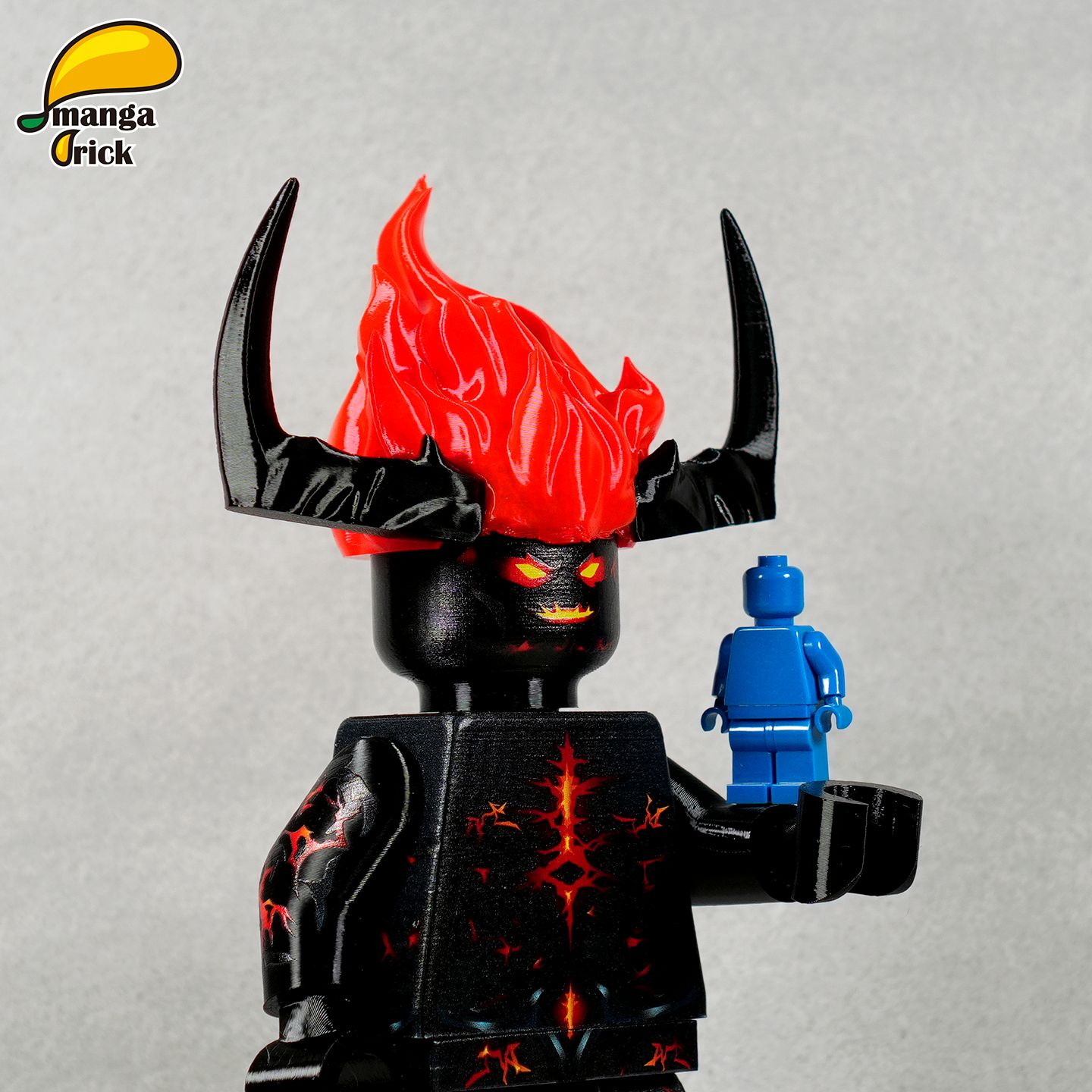 【Leyile-Mango】Surtur (Fully Custom-Molded Giant Body) 蘇爾特爾 서르투르 【Custom Marvel Minifigures】-Tom_minifigs