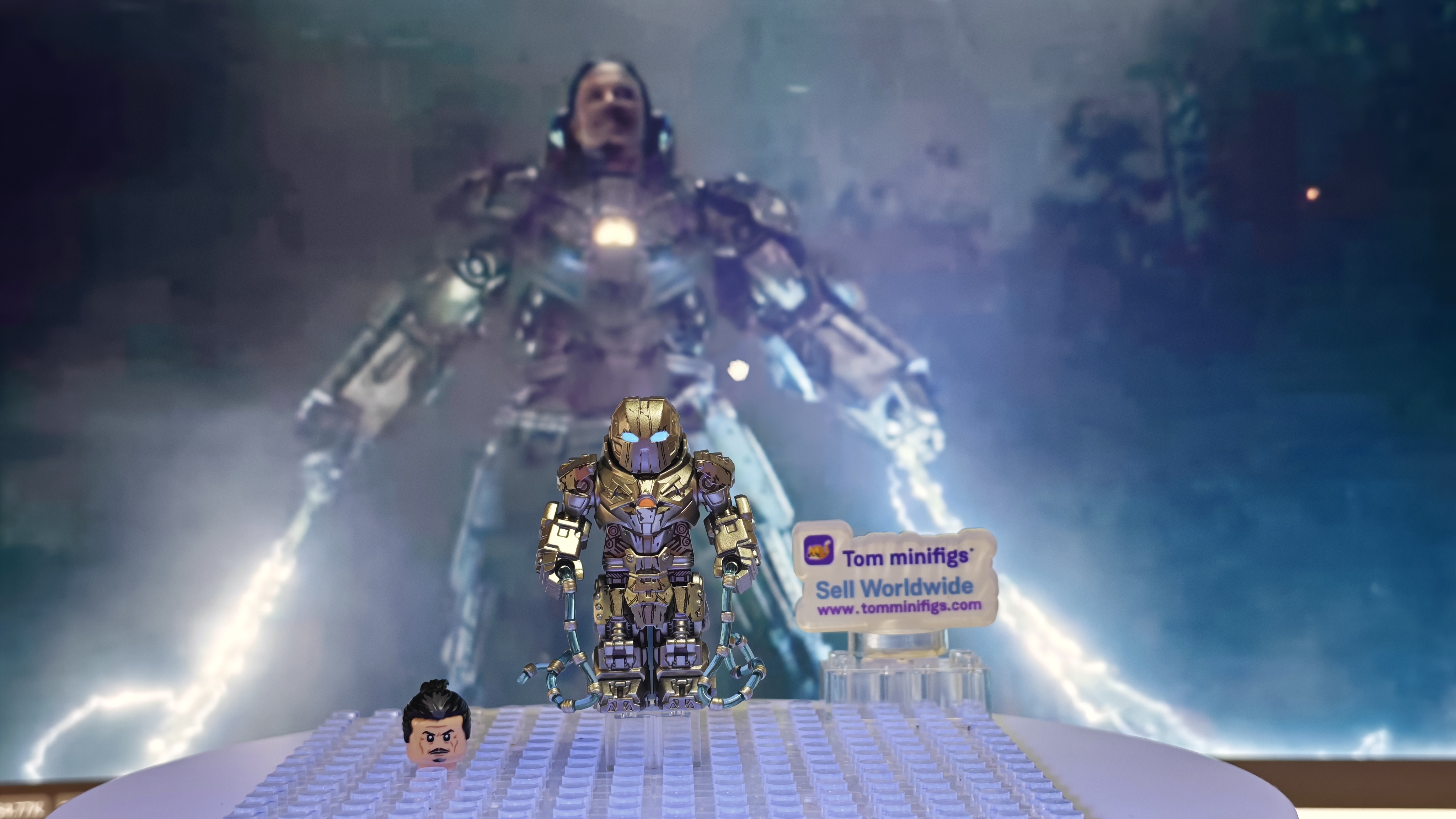 [Boss Toys] Iron Man 2 Whiplash 喪鞭 鞭笞 블랙래시【Custom Marvel Minifigures】