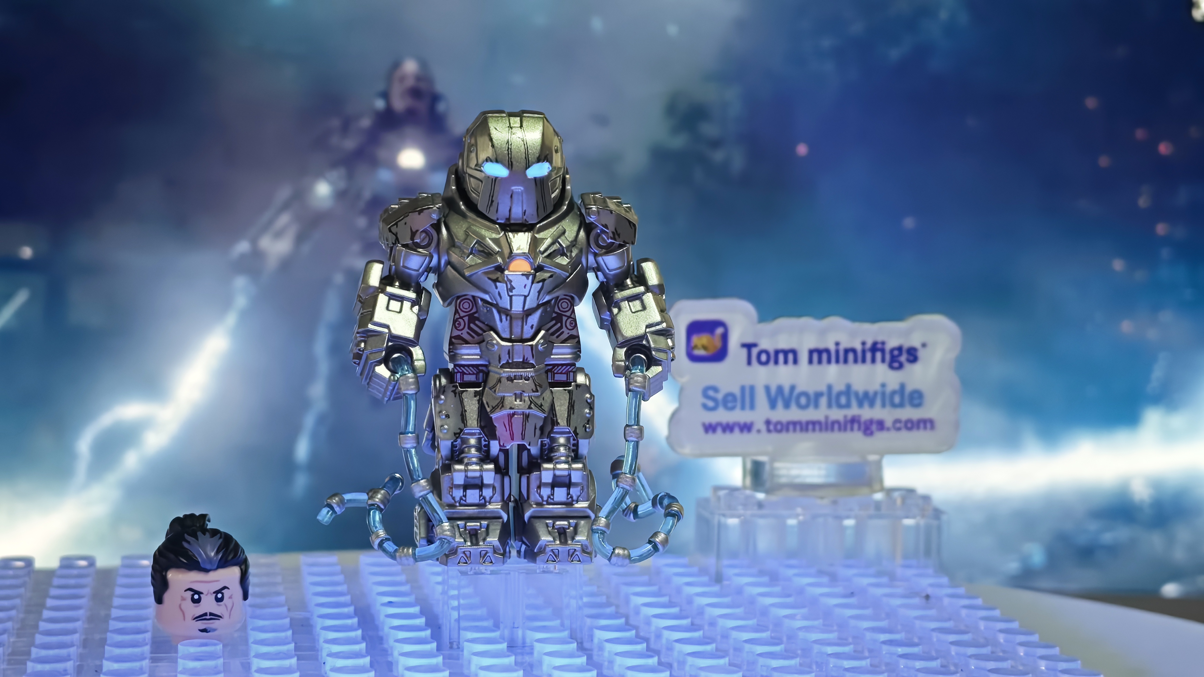 [Boss Toys] Iron Man 2 Whiplash 喪鞭 鞭笞 블랙래시【Custom Marvel Minifigures】
