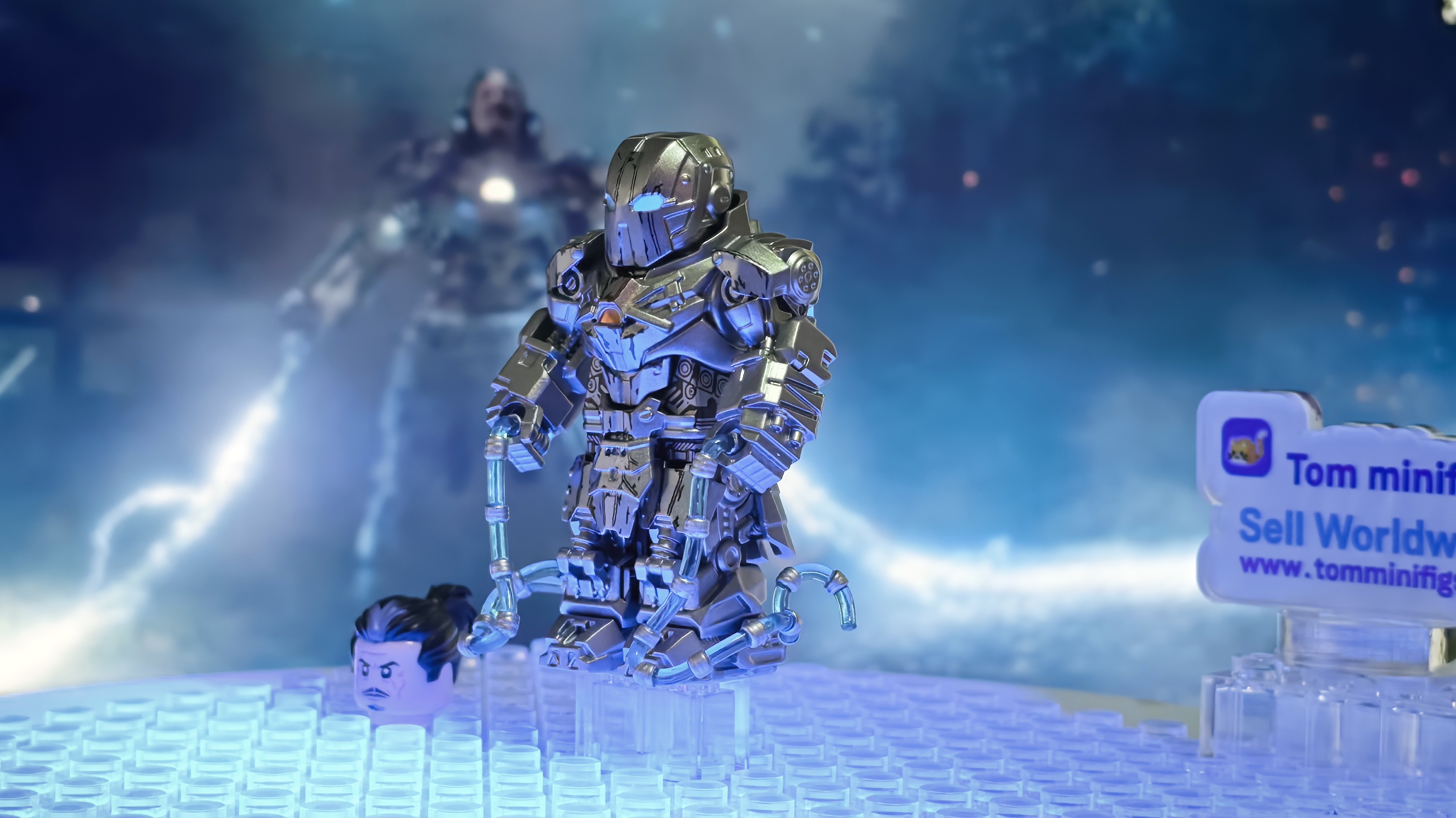 [Boss Toys] Iron Man 2 Whiplash 喪鞭 鞭笞 블랙래시【Custom Marvel Minifigures】