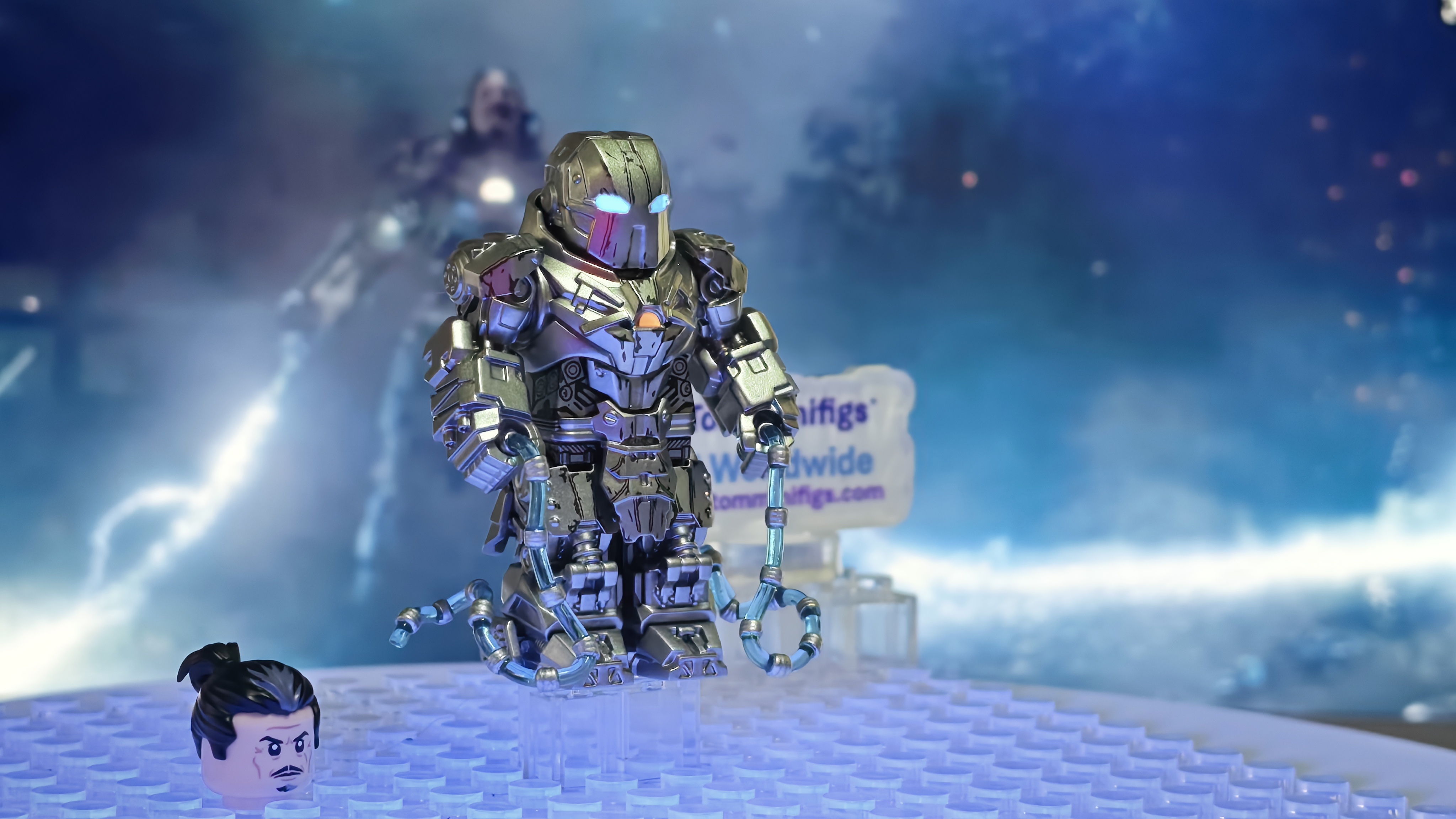 [Boss Toys] Iron Man 2 Whiplash 喪鞭 鞭笞 블랙래시【Custom Marvel Minifigures】