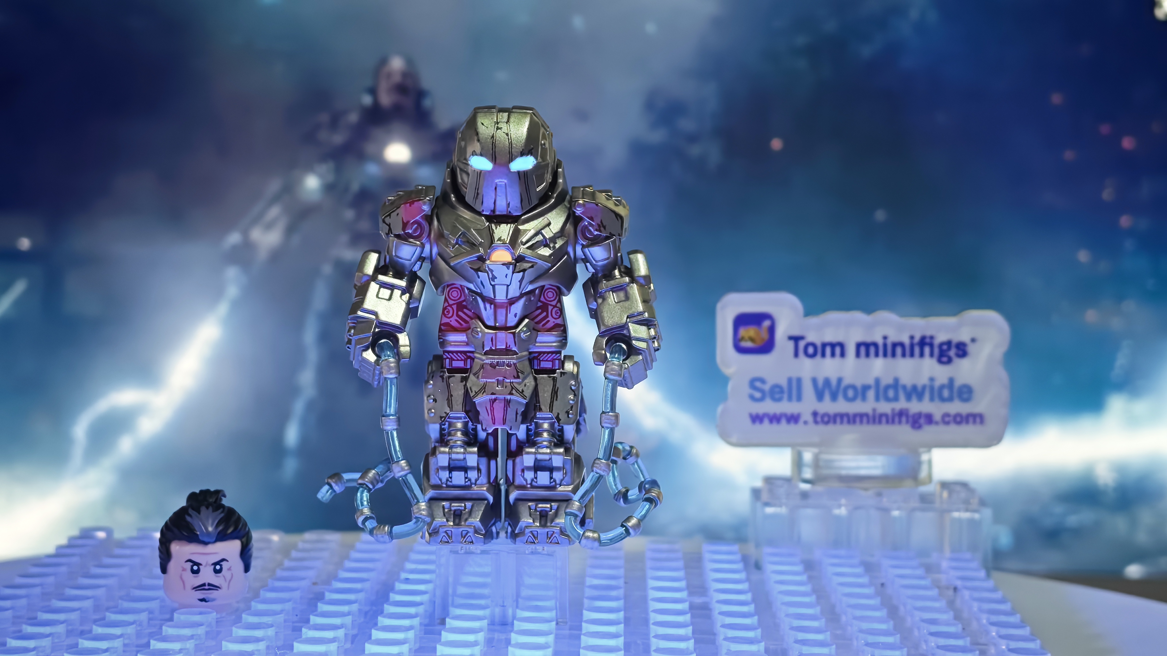 [Boss Toys] Iron Man 2 Whiplash 喪鞭 鞭笞 블랙래시【Custom Marvel Minifigures】