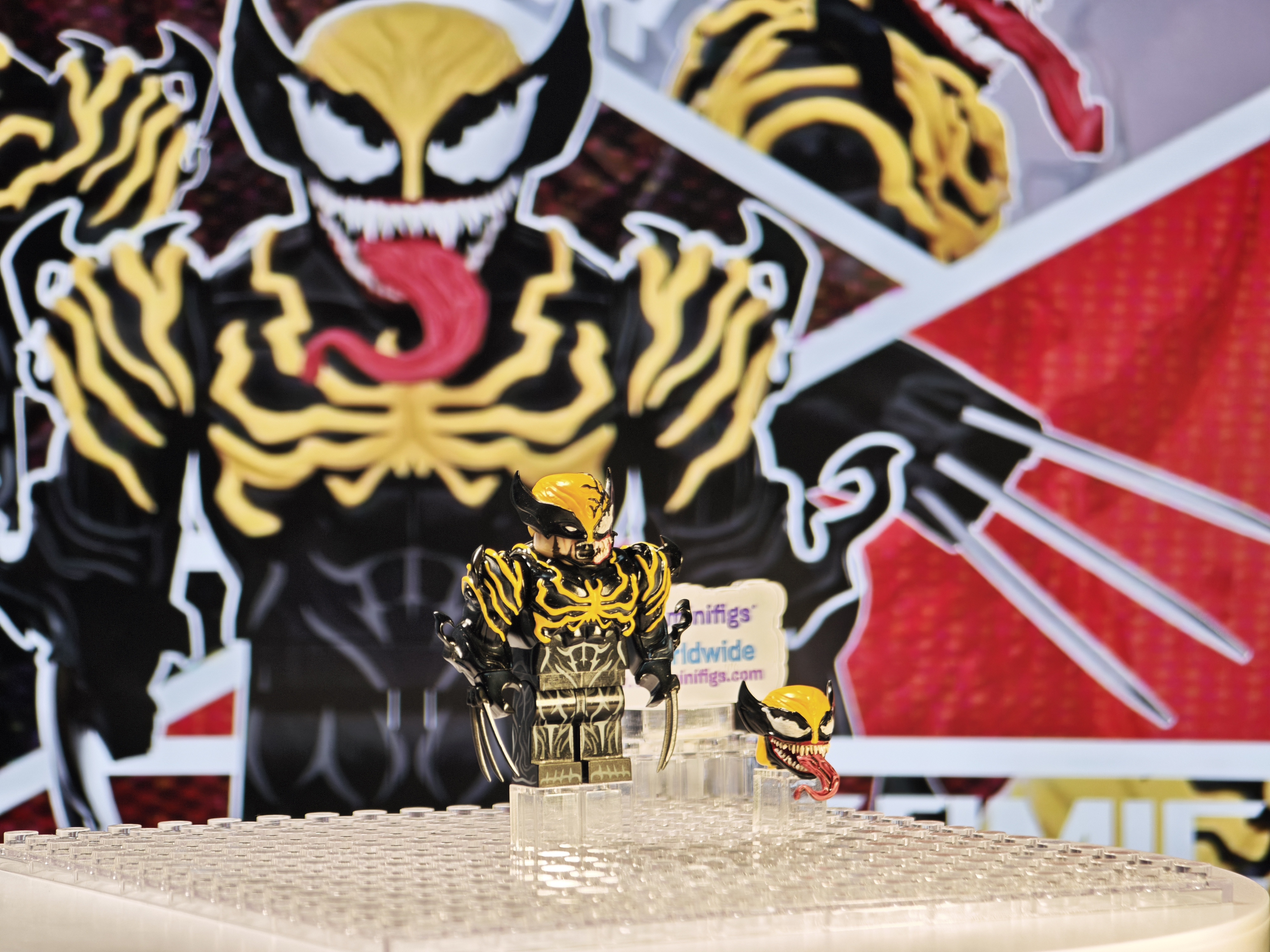 【Super comic fam】Venom Wolverine 毒液金剛狼 베놈 울버린 【Marvel custom minifigures】