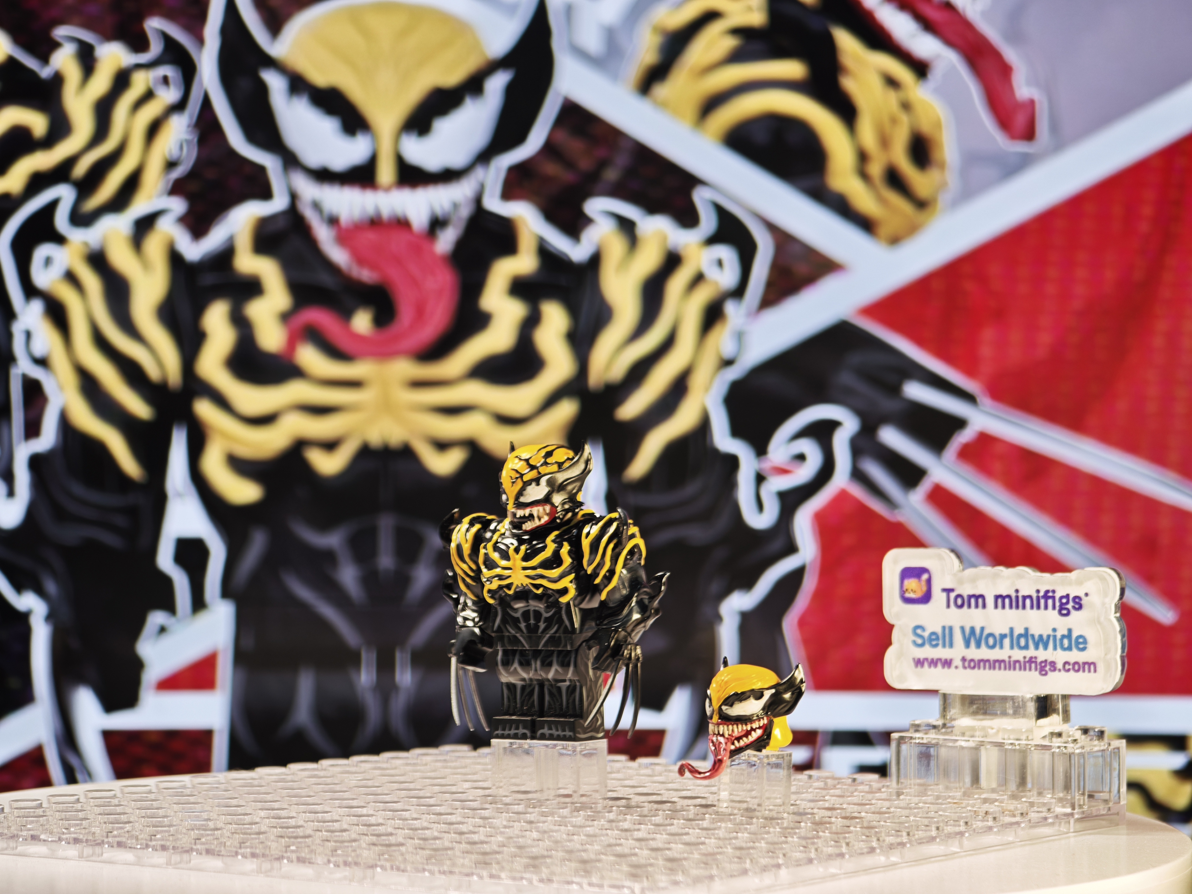 【Super comic fam】Venom Wolverine 毒液金剛狼 베놈 울버린 【Marvel custom minifigures】