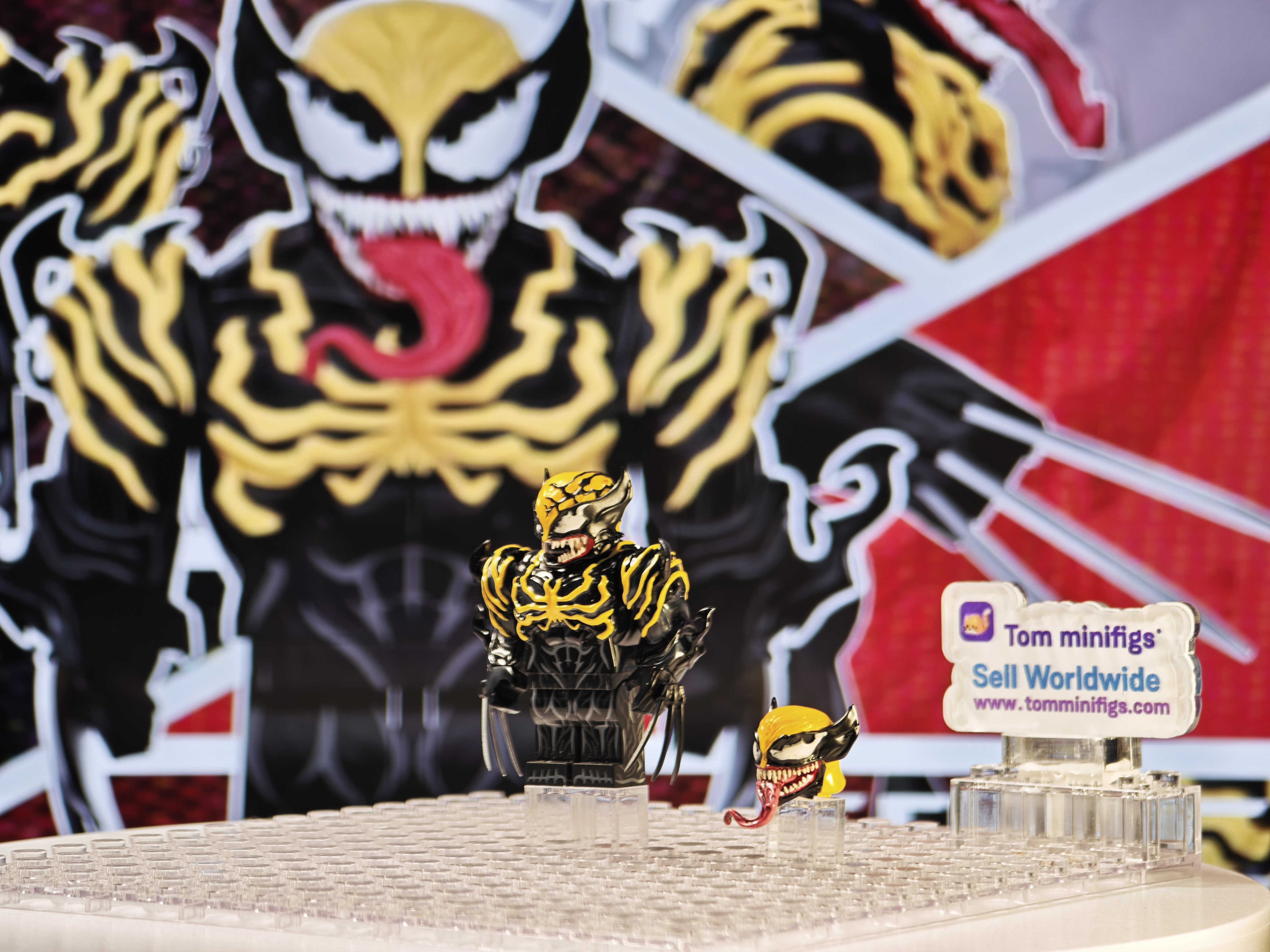 【Super comic fam】Venom Wolverine 毒液金剛狼 베놈 울버린 【Marvel custom minifigures】