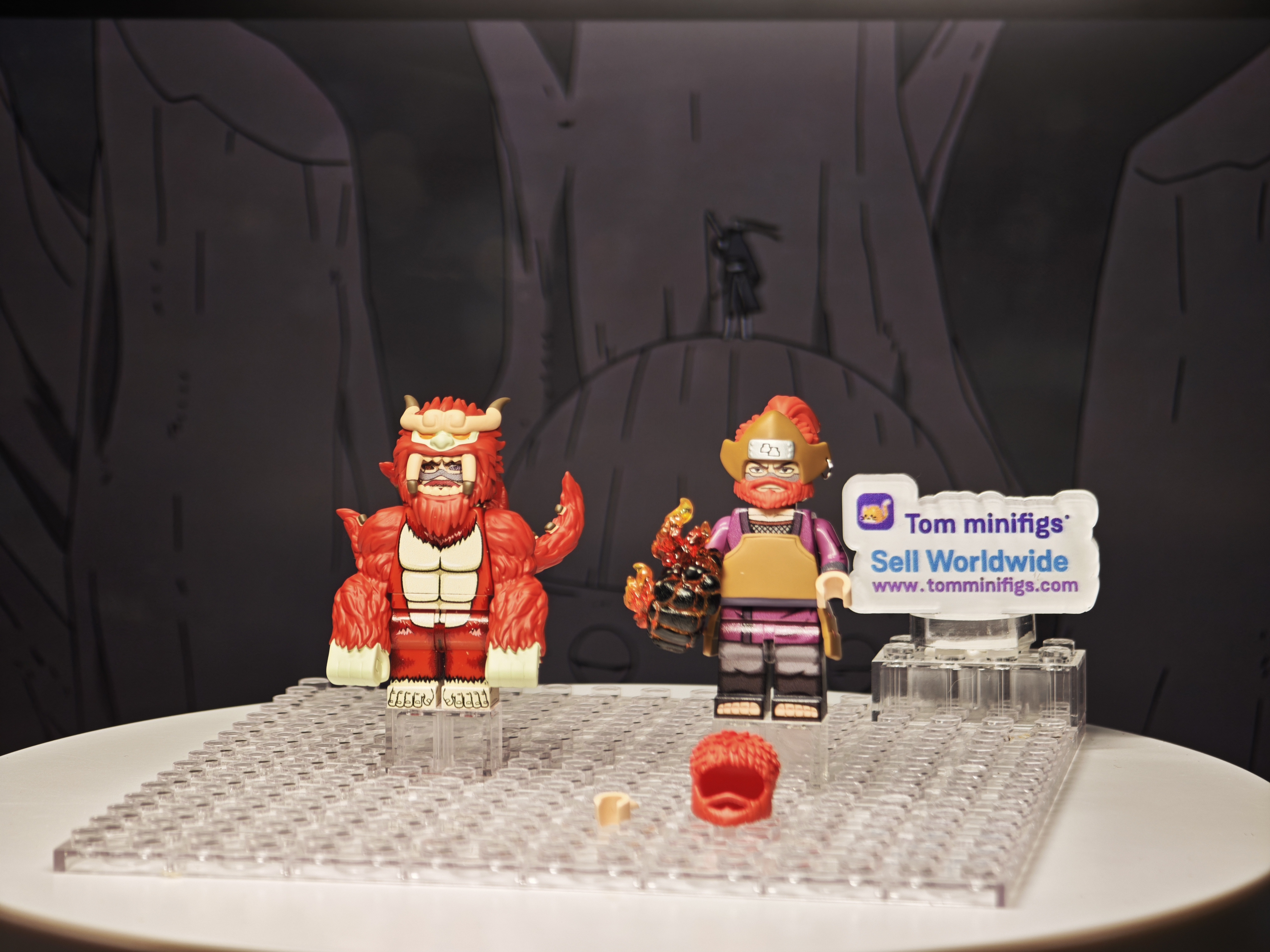 【FEELINGS】Four-Tails + Jinchuriki 四尾 + 人柱力 사미수 + 인주리키【Naruto Custom Minifigures】