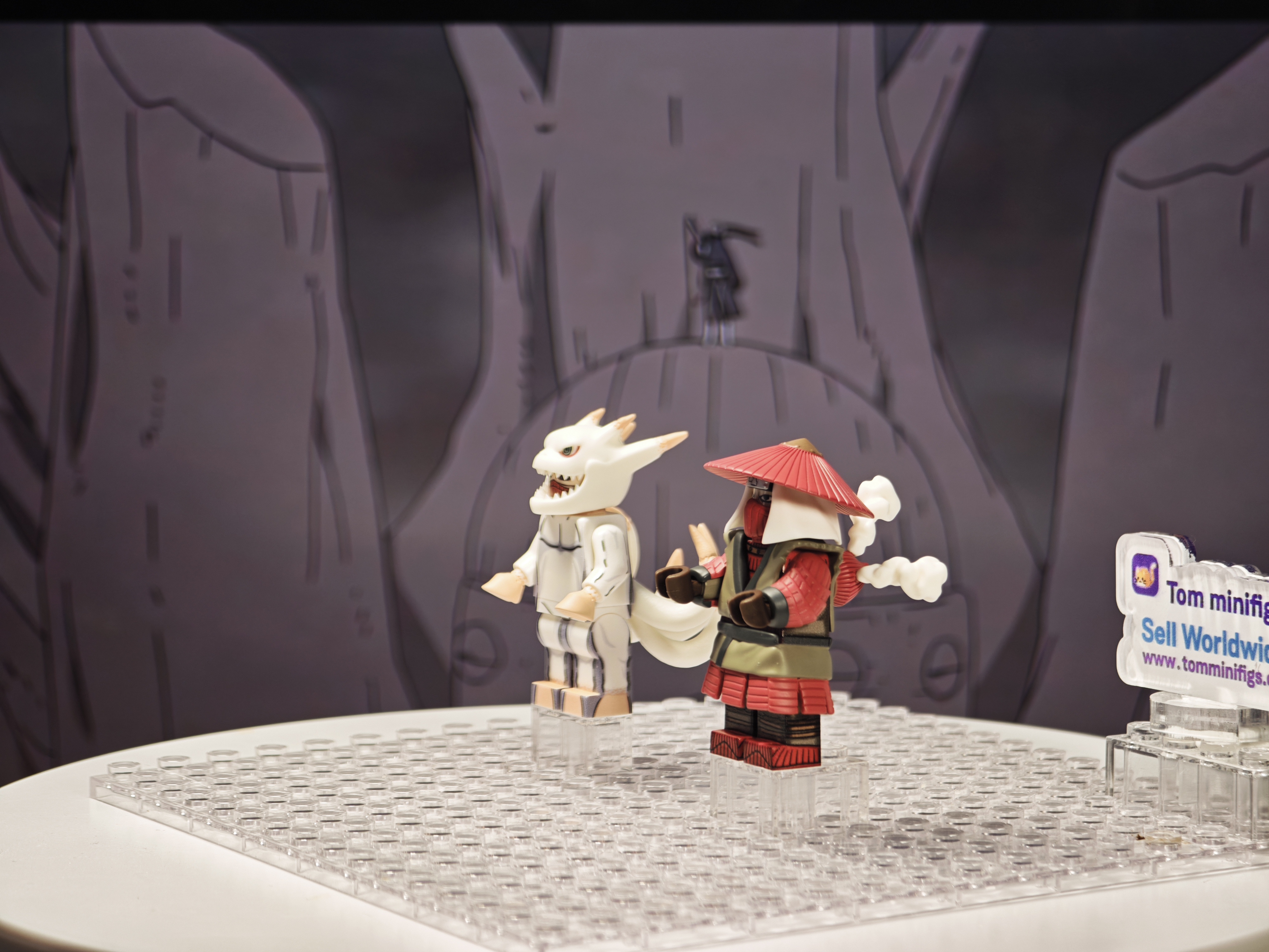 【FEELINGS】Han & Five-Tails Kokuo Two Minifigure Set 漢 & 五尾穆王 한&오미코쿠【Naruto Custom Minifigures】
