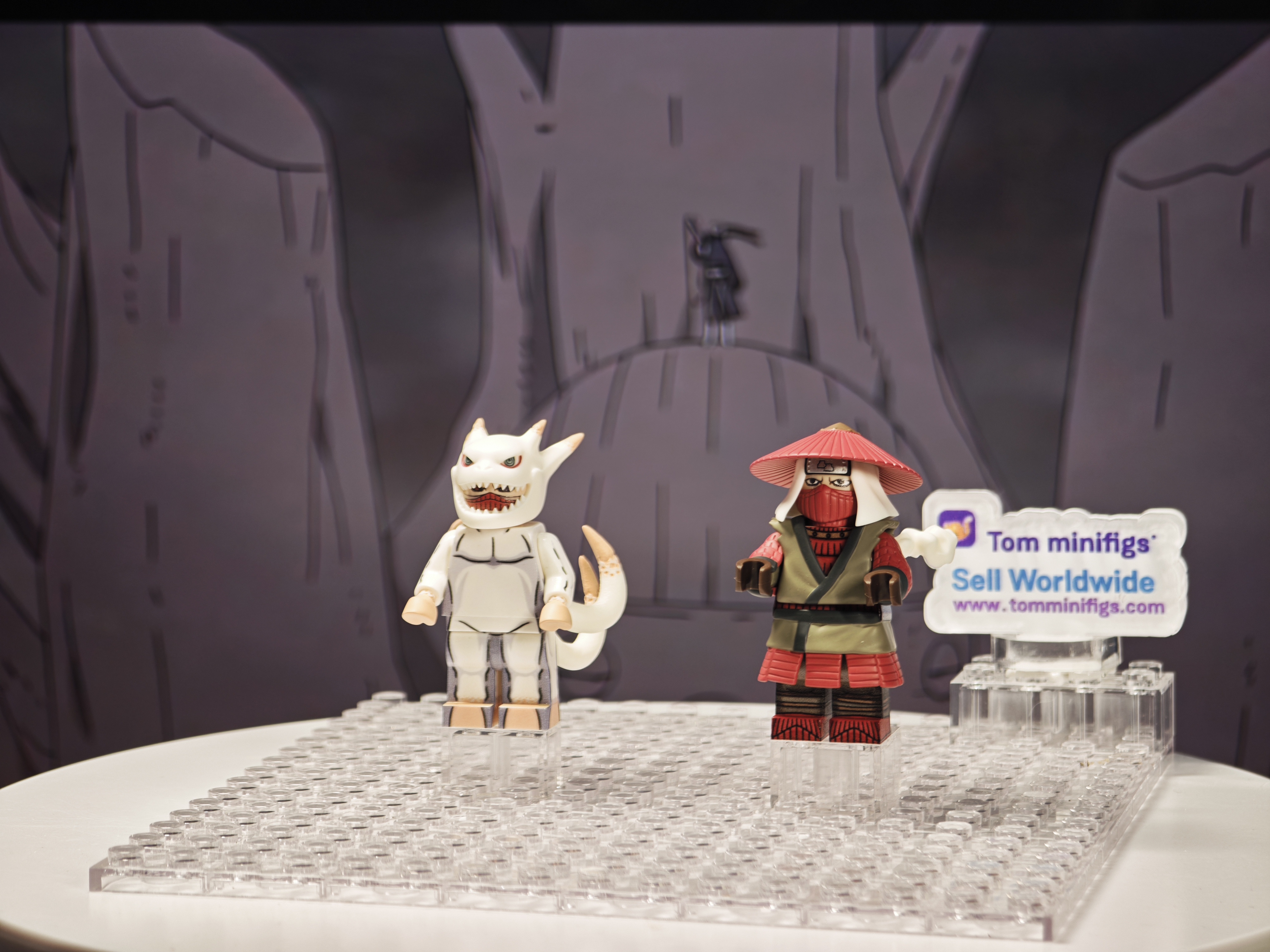 【FEELINGS】Han & Five-Tails Kokuo Two Minifigure Set 漢 & 五尾穆王 한&오미코쿠【Naruto Custom Minifigures】