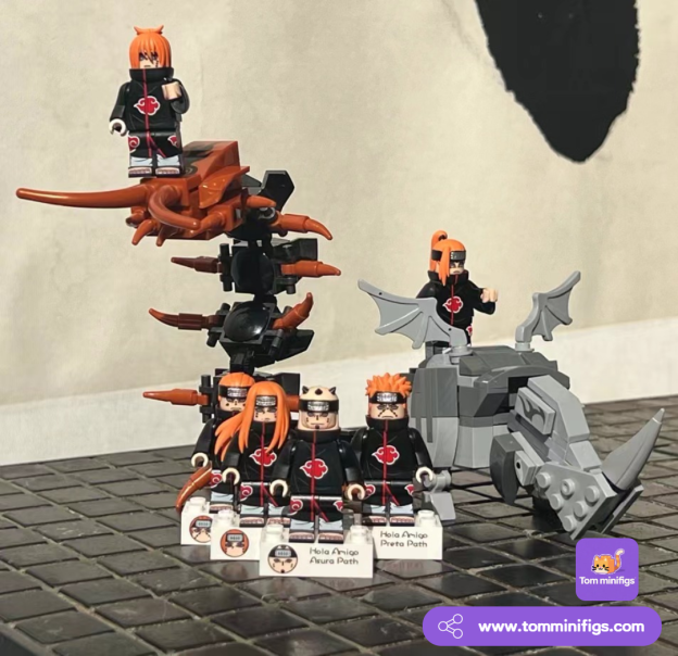 【HOLA】Six minifigs, including two Animal Path (male, female)
