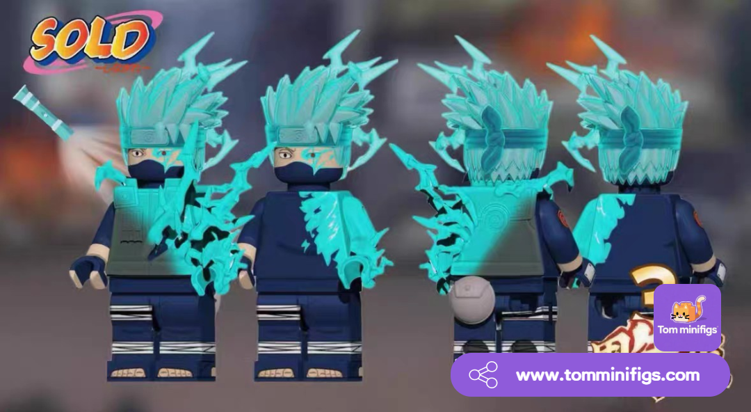 【Sold】Kakashi · Lightning Release Clone 卡卡西 카카시【naruto custom minifigures】