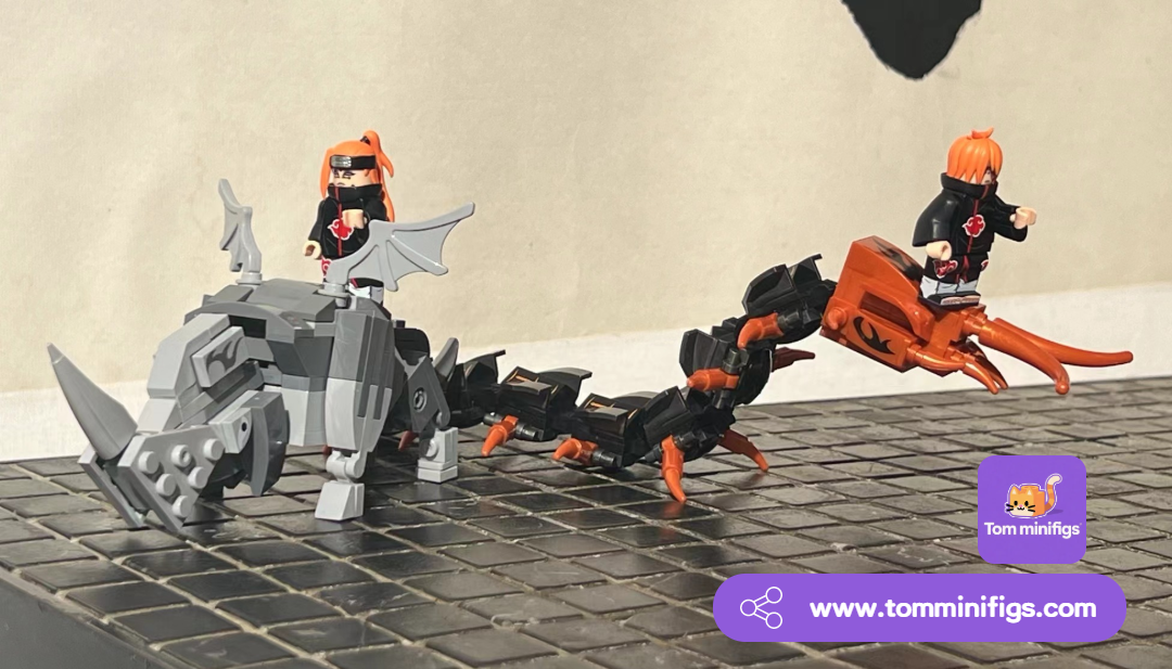 【HOLA】Six minifigs, including two Animal Path (male, female)