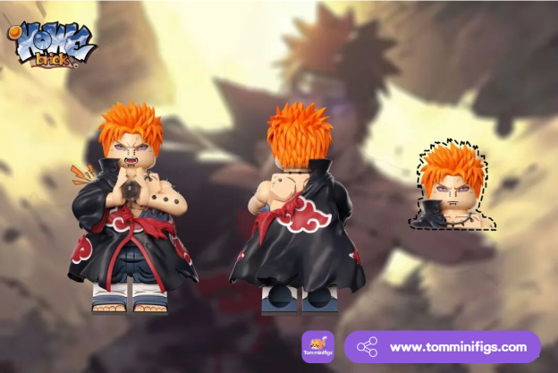 【HOWE】 Six Paths Deva Path - Pain V1 Complete Set 六道天道 --- 佩恩 육도천도---페인【naruto custom minifigures】