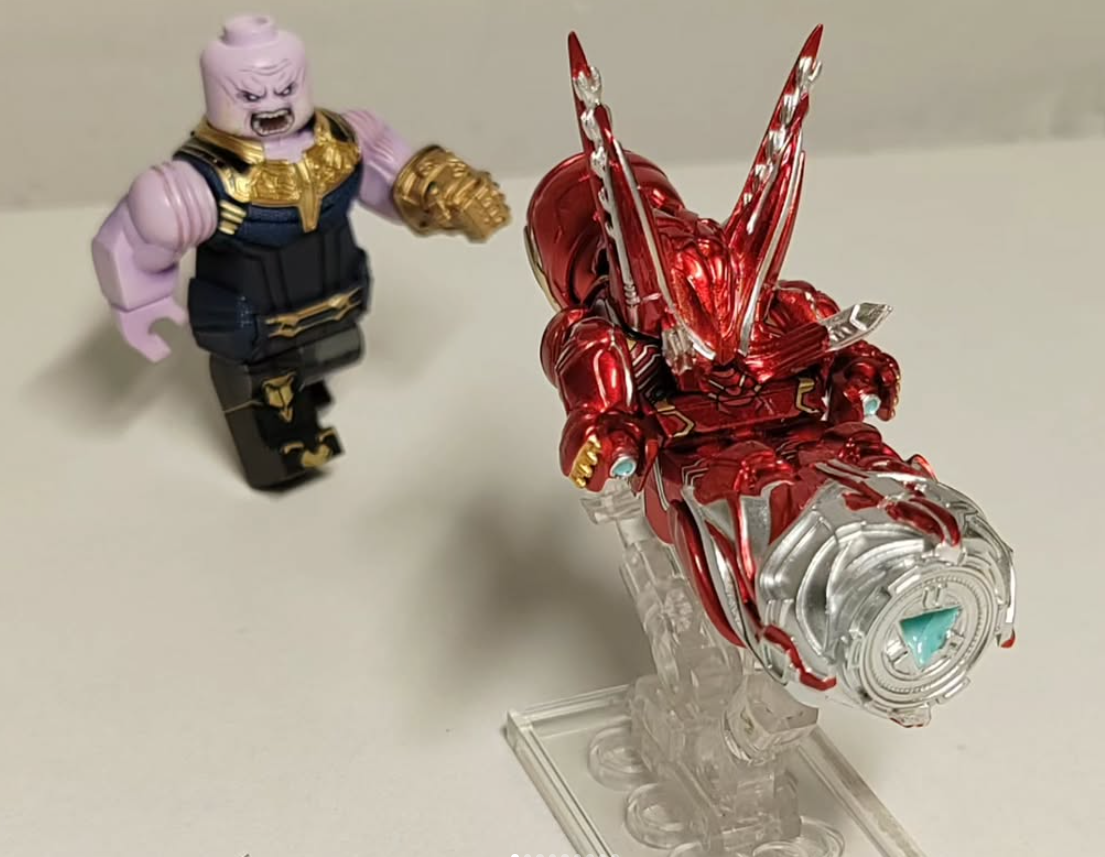 【Red】Iron Man [MK50] (Main Body)  鋼鐵人 아이언맨【Custom Minifigures】
