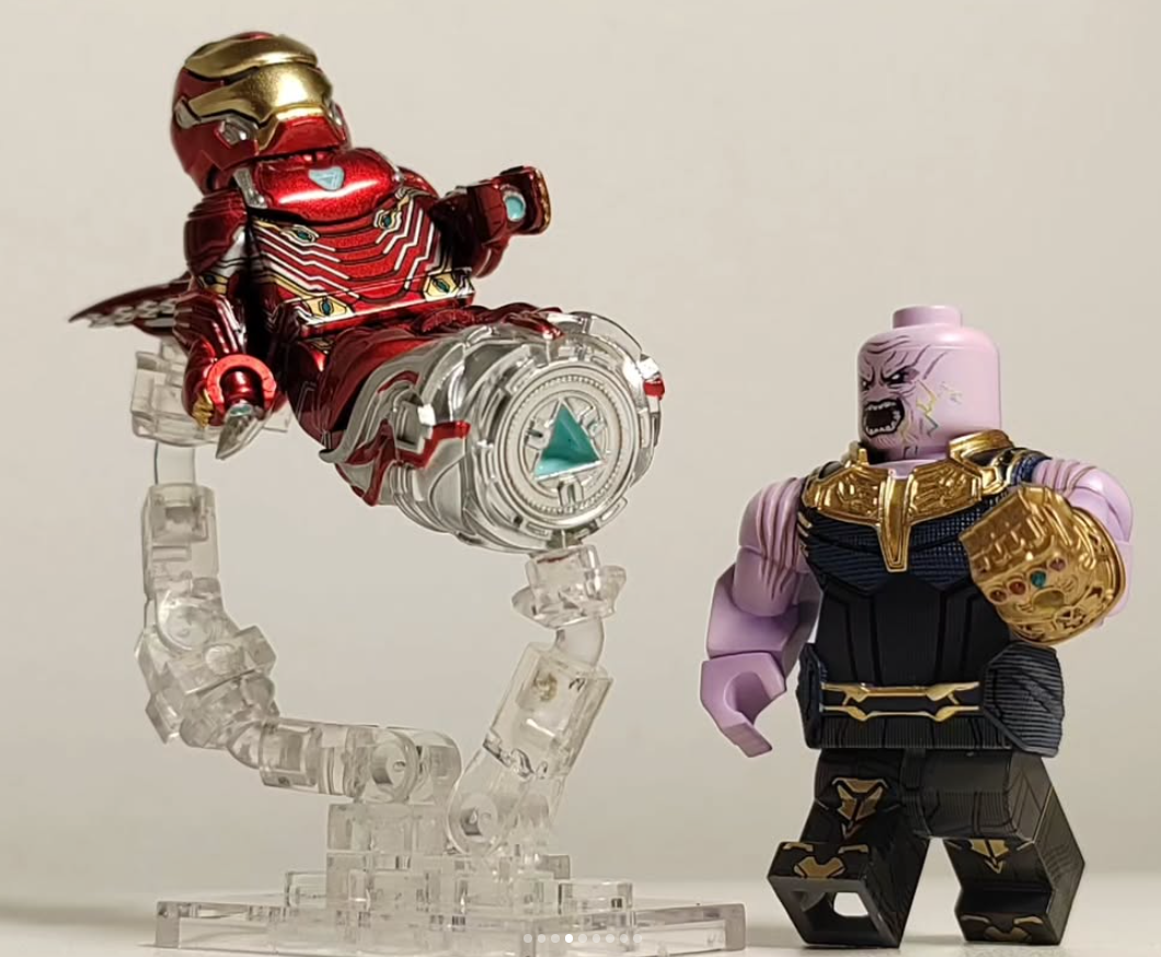 【Red】Iron Man [MK50] (Main Body)  鋼鐵人 아이언맨【Custom Minifigures】