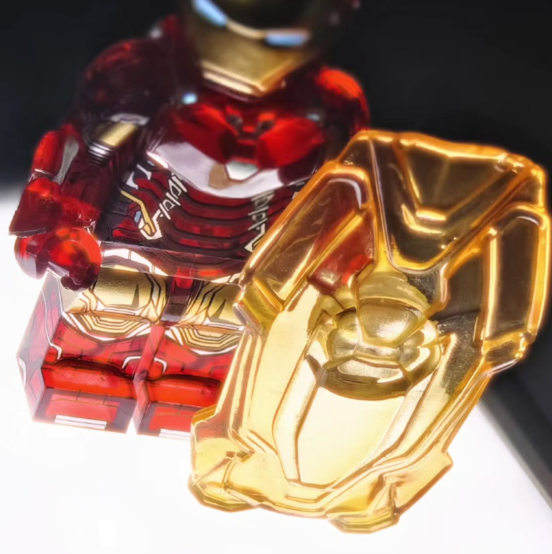 【Red】Iron Man [MK50] (Main Body)  鋼鐵人 아이언맨【Custom Minifigures】