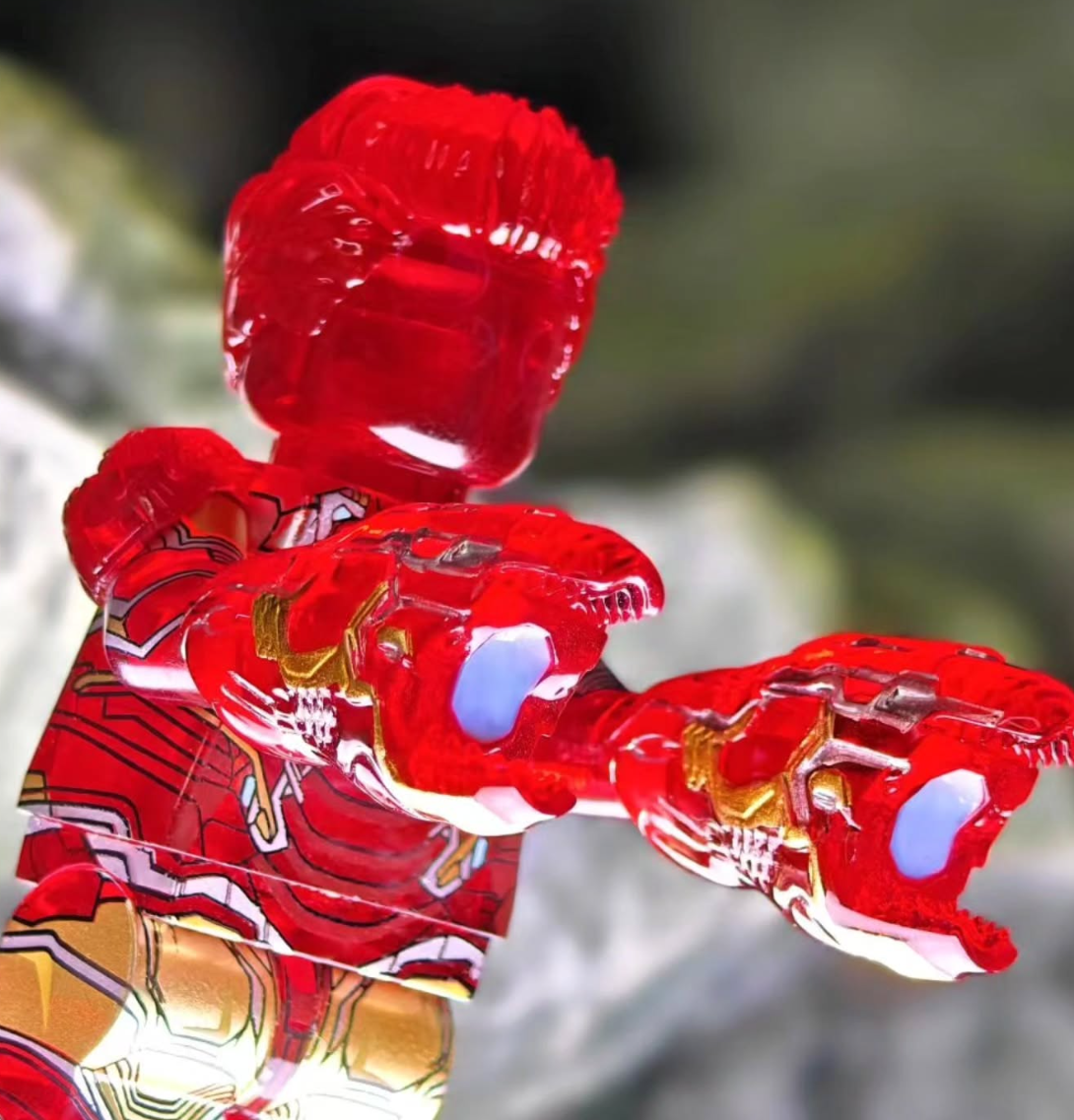【Red】Iron Man [MK50] (Main Body)  鋼鐵人 아이언맨【Custom Minifigures】