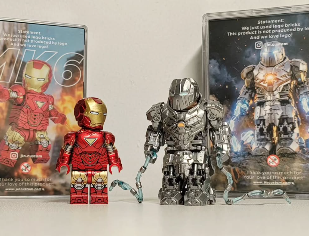 【JIN】Iron Man MK6 鋼鐵俠 MK6 아이언맨 마크6 【custom minifigures】