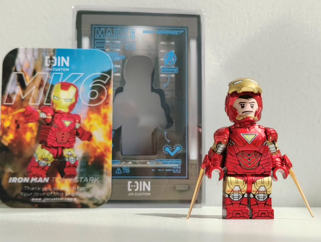 【JIN】Iron Man MK6 鋼鐵俠 MK6 아이언맨 마크6 【custom minifigures】