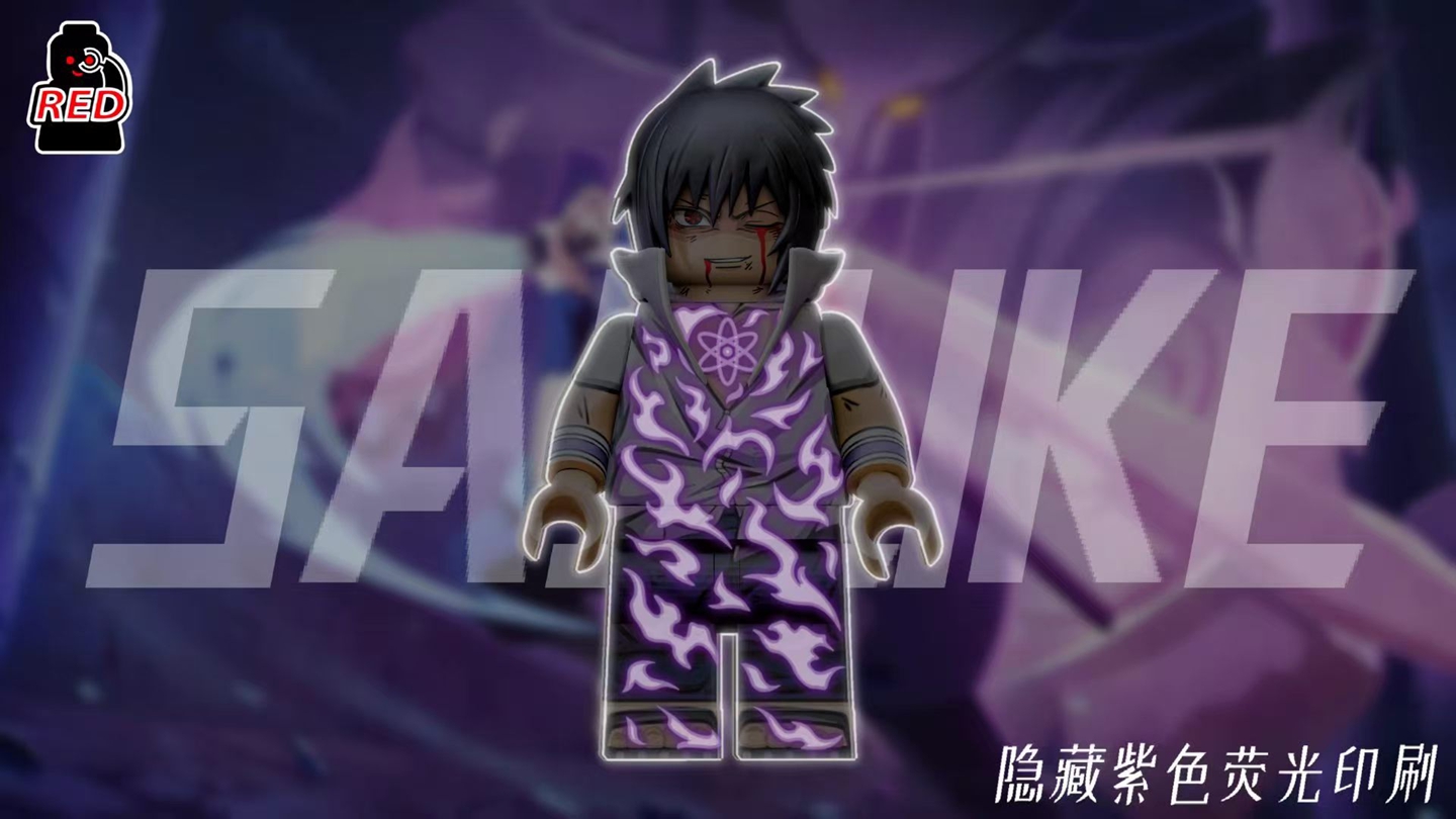 【Preorder】【Red】Uchiha Sasuke [Five Kage Summit] 宇智波佐助【五影會談】 우치하 사스케 [오개 회담]【naruto custom minifigures】
