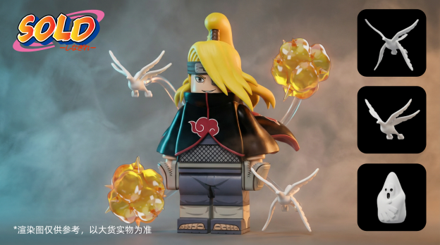 【Preorder】【Sold】Deidara 迪達拉 한국어【custom minifigs naruto】-Naruto tom_minifigs