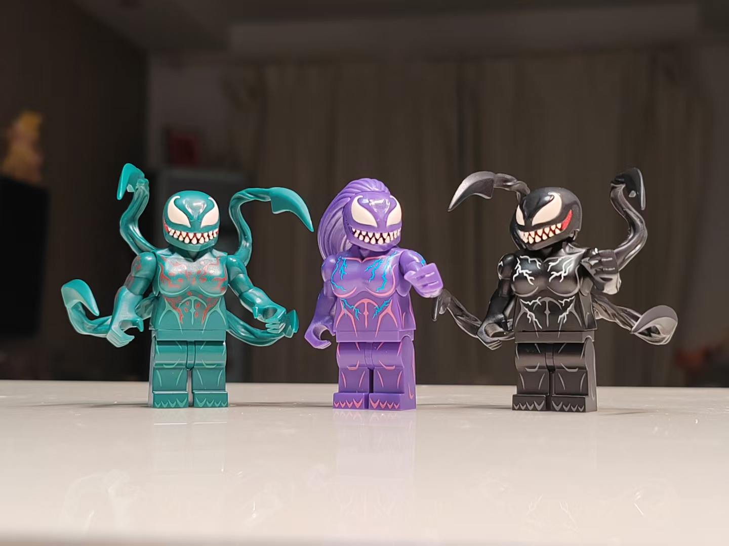 【JIN】Full sets (3 Female Venoms) 全套（3 款女毒液） 풀세트(여성 베놈 3종)【custom minifigures】
