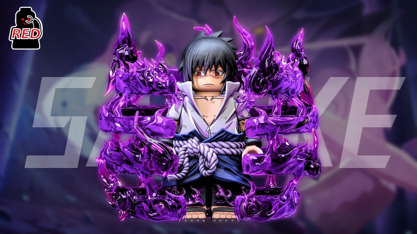 【Preorder】【Red】Uchiha Sasuke [Five Kage Summit] 宇智波佐助【五影會談】 우치하 사스케 [오개 회담]【naruto custom minifigures】