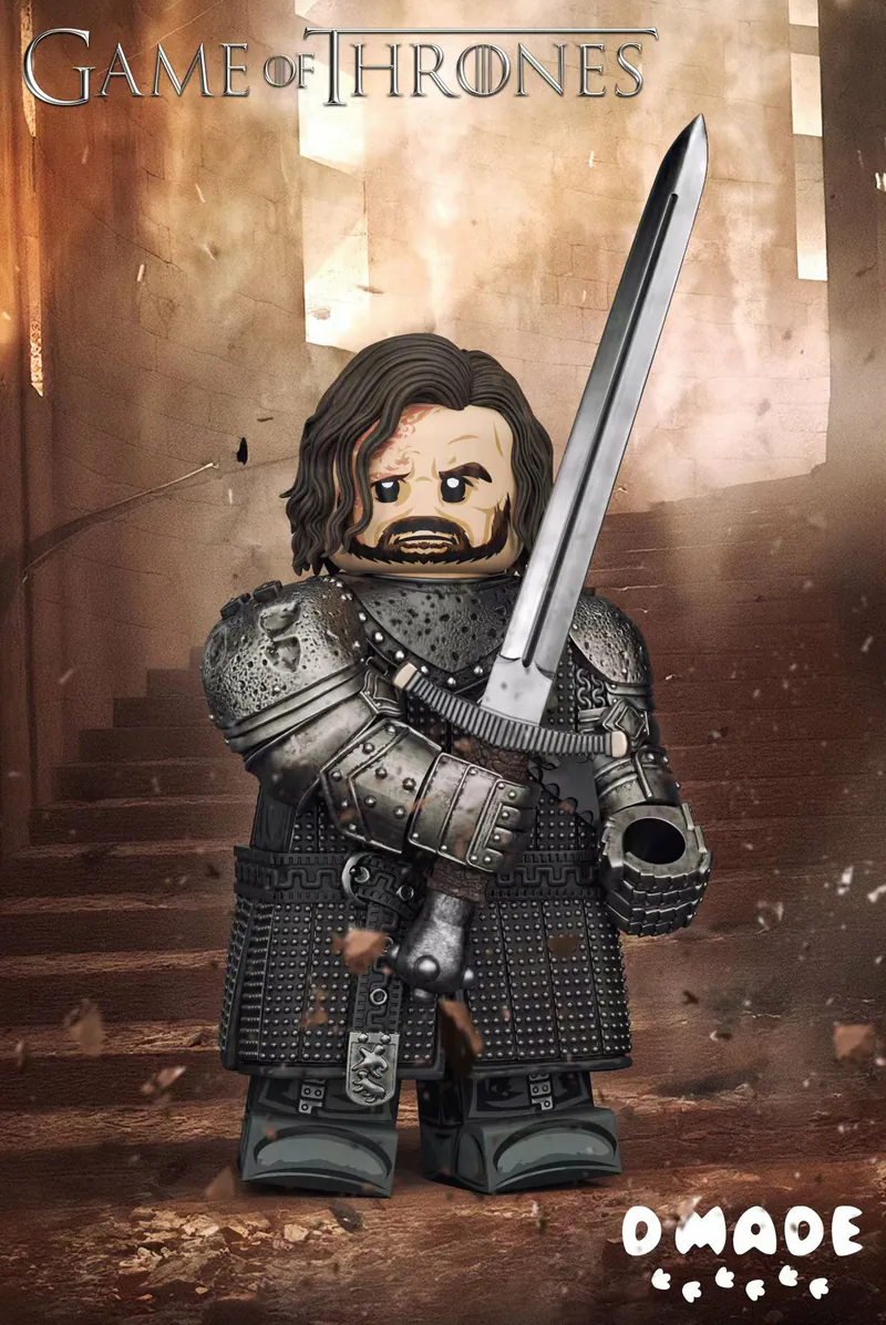 【D Made】The Hound 獵狗 더 하운드【Game of Thrones custom minifigures】