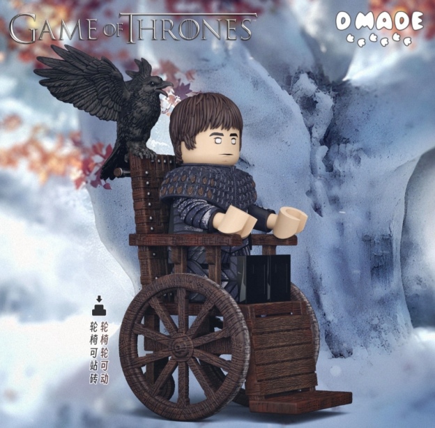 【D Made】Bran Stark (Three‑Eyed Raven) 布蘭・史塔克（三眼烏鴉） 브란 스타크 (세 눈 까마귀)【custom minifigures】