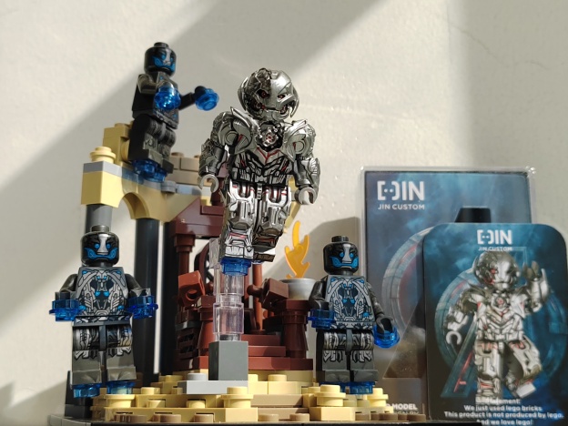 【JIN】Battle-damaged Ultron 戰損奧創 전투 피해 울트론【Custom Marvel Minifigures】