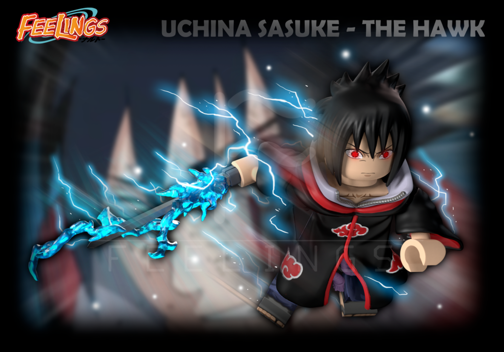 【Feelings】Taka - Sasuke  鷹小隊 - 佐助 타카 조직 - 사스케【naruto custom minifigures】