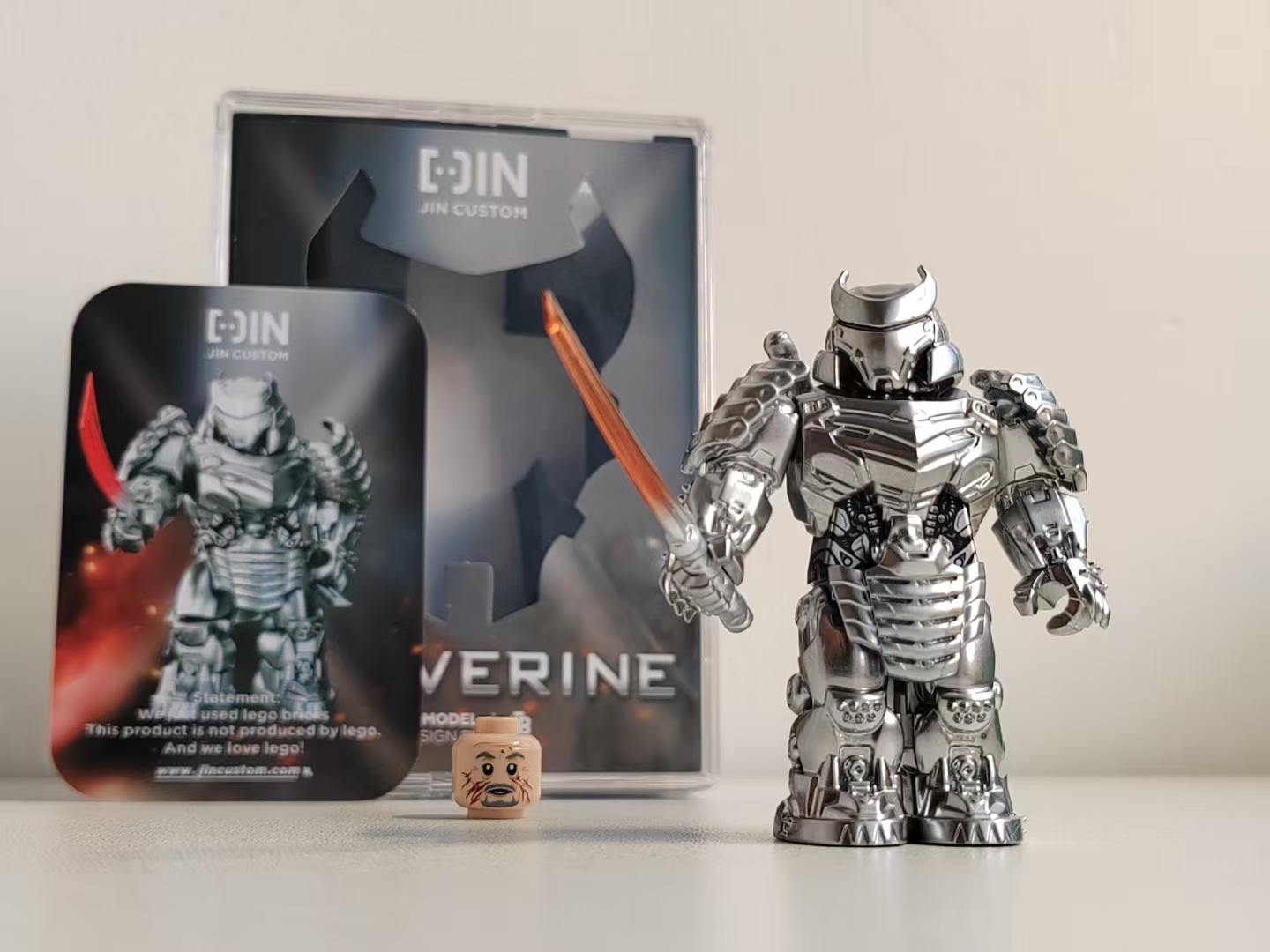 【JIN】Silver Samurai 銀武士 실버 사무라이【Custom Marvel Minifigures】