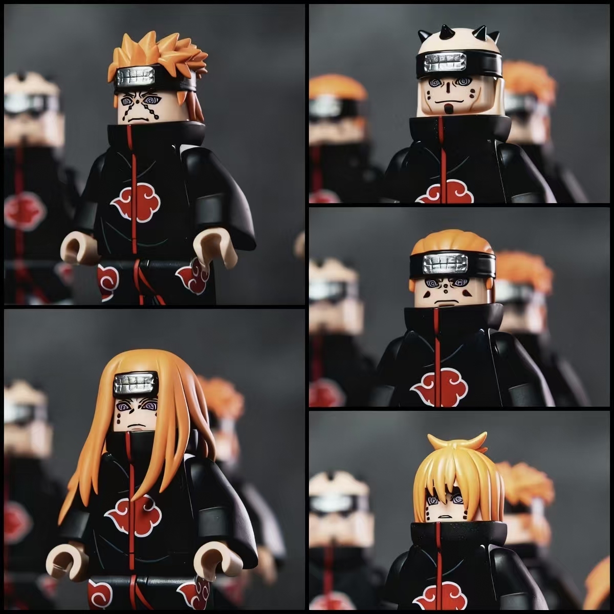 【HOLA】Six minifigs, including two Animal Path (male, female)