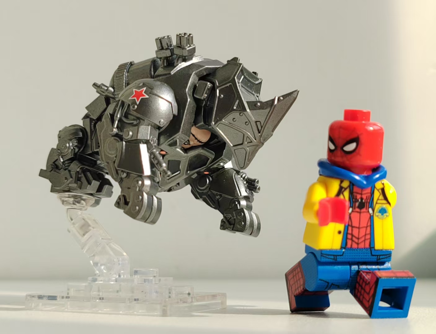 【JIN】Rhino (The Amazing Spider-Man) 犀牛人（超凡蜘蛛人） 라이노 (어메이징 스파이더맨)【Custom Marvel Minifigures】