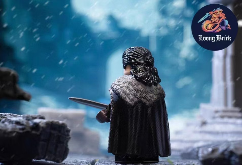 【Loong brick】Jon Snow 雪諾 존 스노우【Game of Thrones custom minifigures】