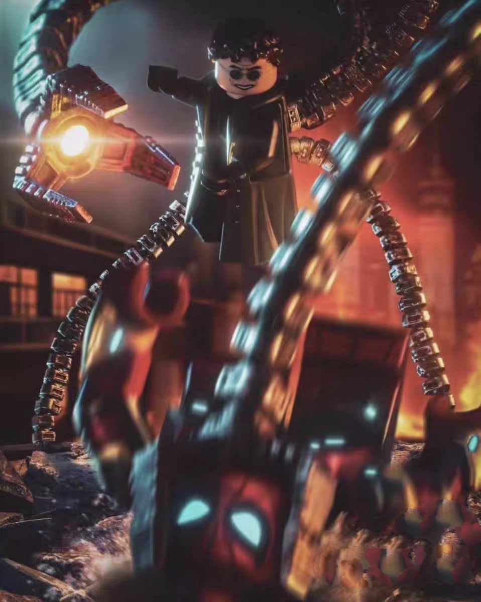 【Phoenix】Doctor Octopus (Spider‑Man 2, Tobey) 章魚博士（蜘蛛人 2，托比） 닥터 옥토퍼스 (스파이더맨 2, 토비) 【Marvel custom minifigures】