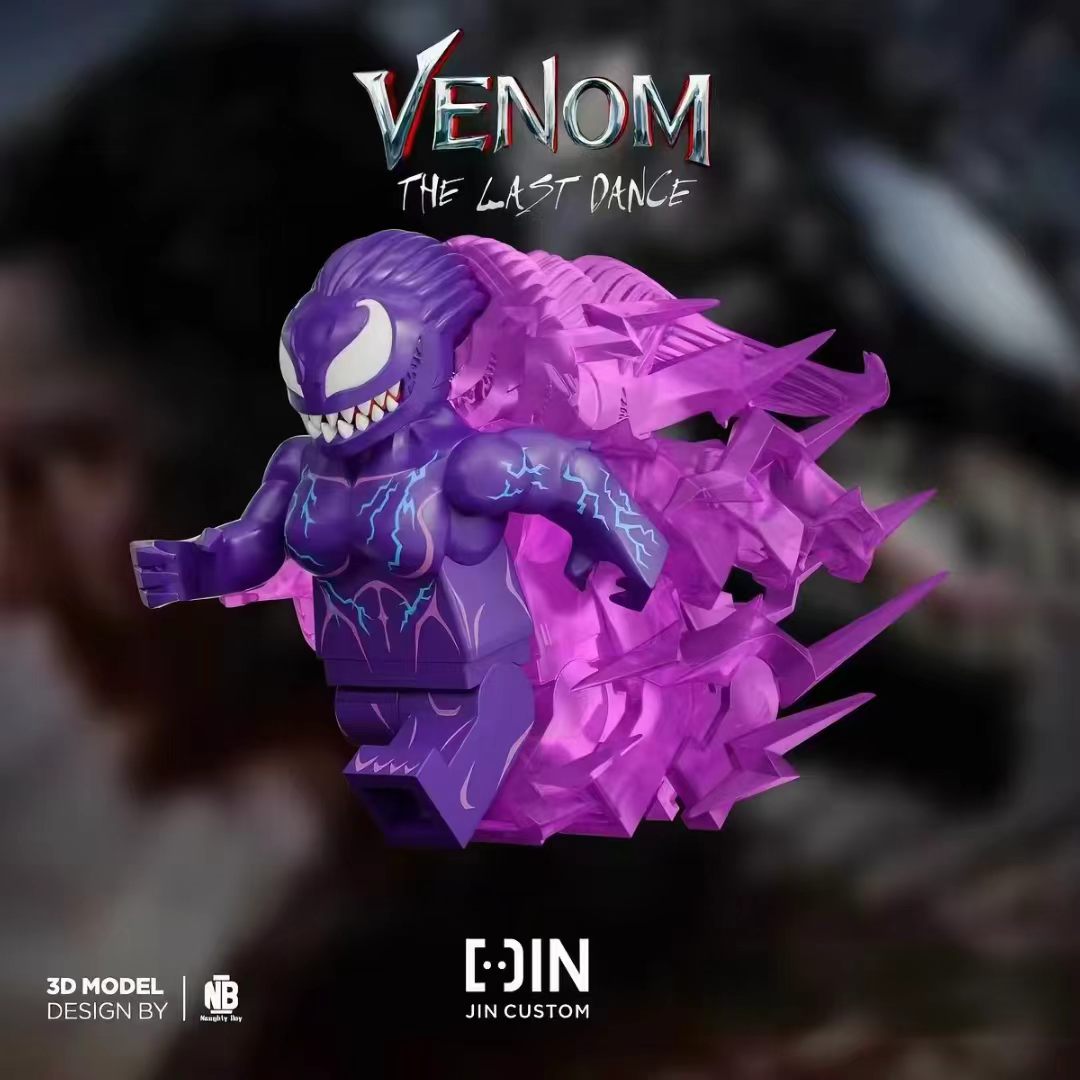 【JIN】Full sets (3 Female Venoms) 全套（3 款女毒液） 풀세트(여성 베놈 3종)【custom minifigures】