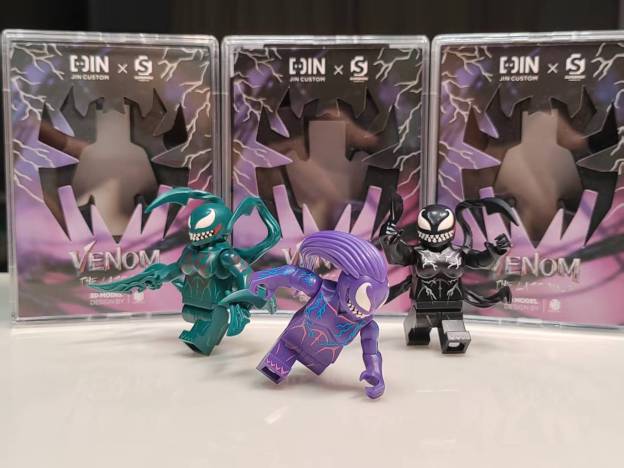 【JIN】Full sets (3 Female Venoms) 全套（3 款女毒液） 풀세트(여성 베놈 3종)【custom minifigures】