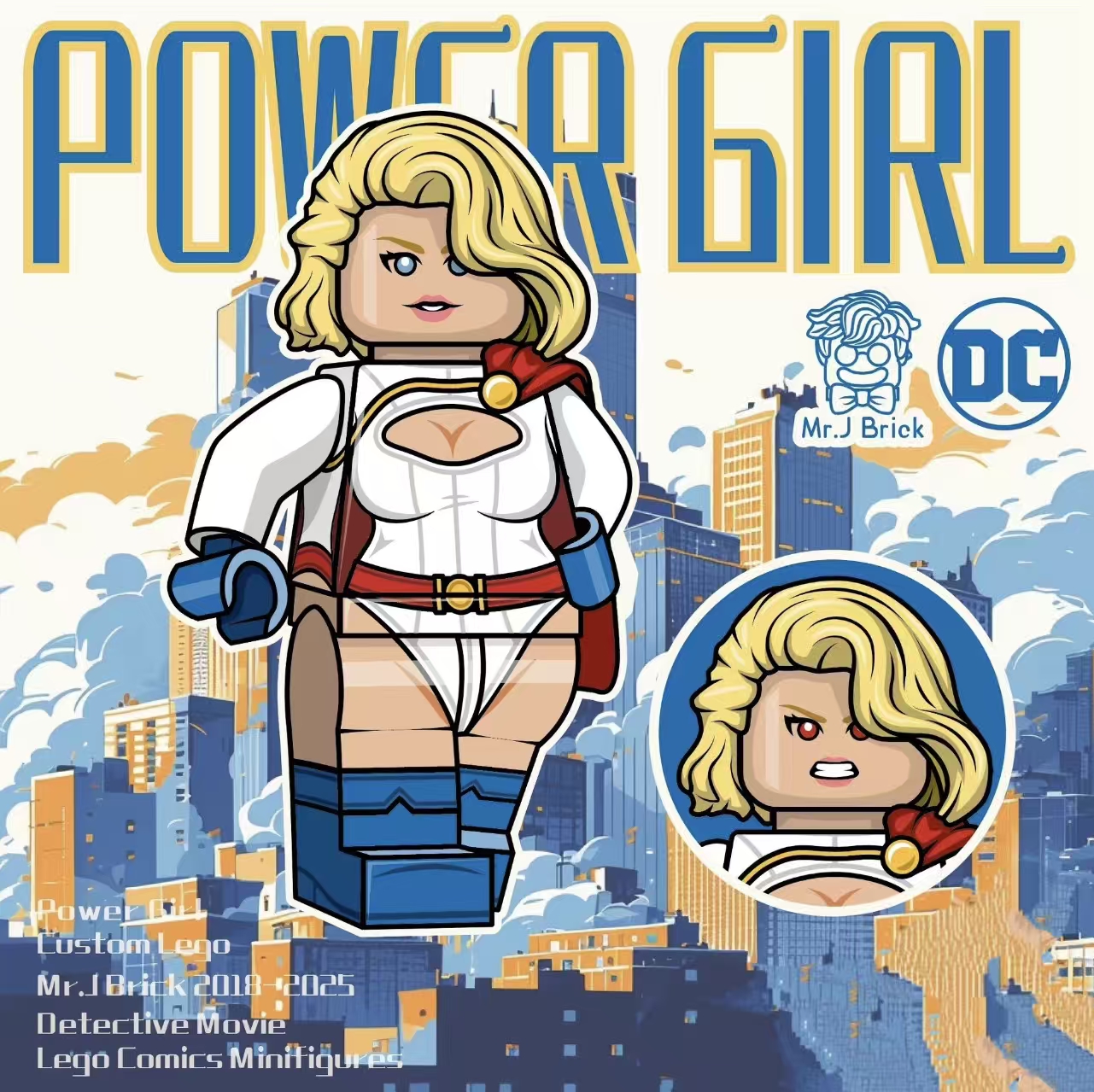 [Copy]【Mr.J Brick】Power Girl 神力女郎 파워 걸