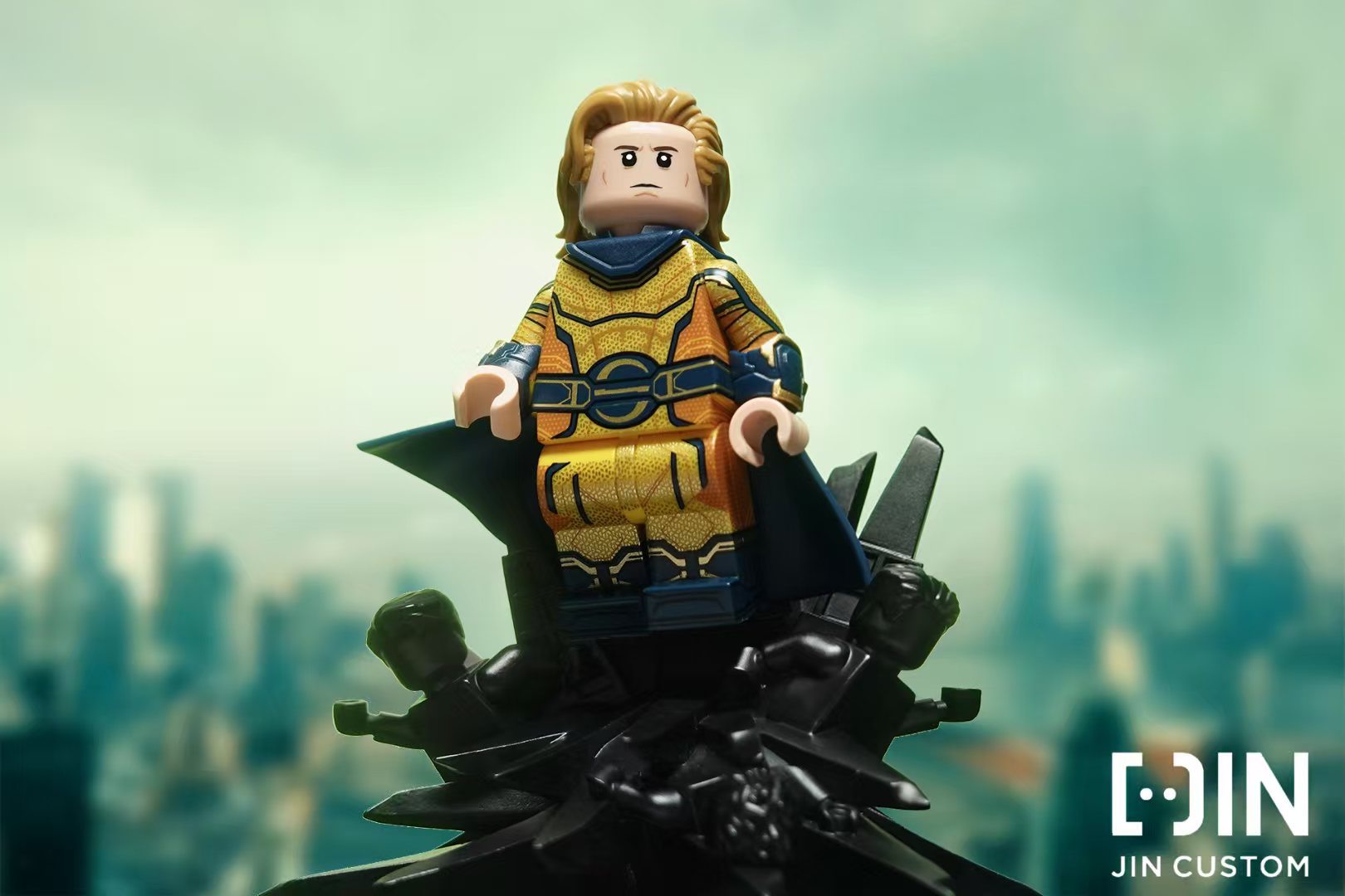 【JIN】Sentry (Thunderbolts) + Base 哨兵（雷霆特攻隊）+ 底座 센트리 (썬더볼츠) + 베이스【Custom Marvel Minifigures】