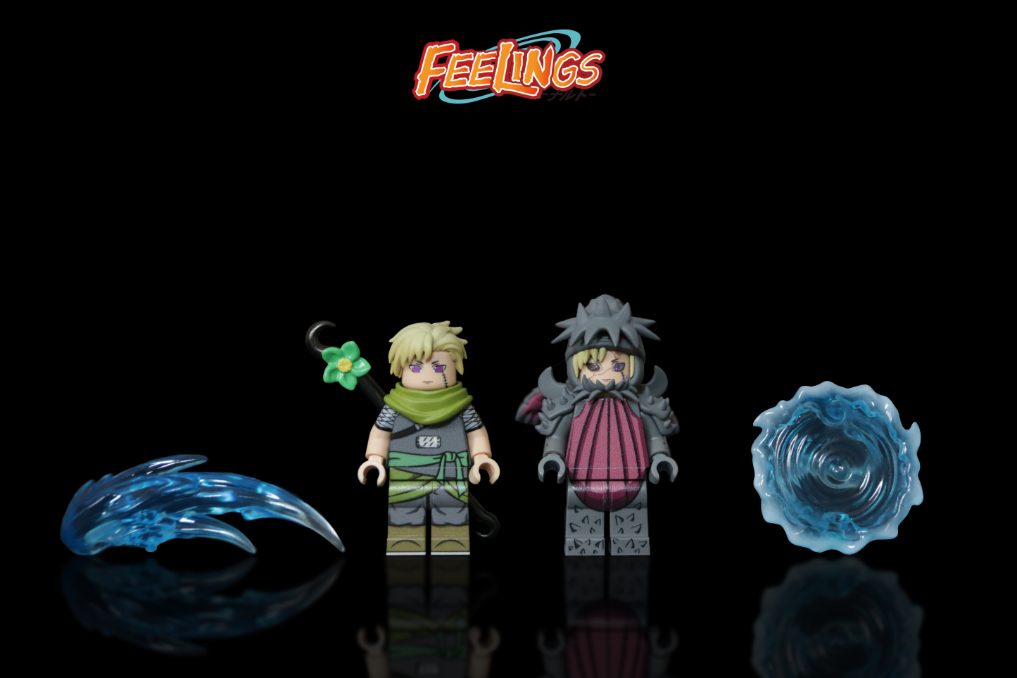 Feelings】Three-Tails Double Figure Set 三尾矶抚 이소부【custom