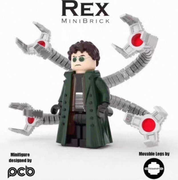 【Phoenix】Doctor Octopus (Spider‑Man 2, Tobey) 章魚博士（蜘蛛人 2，托比） 닥터 옥토퍼스 (스파이더맨 2, 토비) 【Marvel custom minifigures】