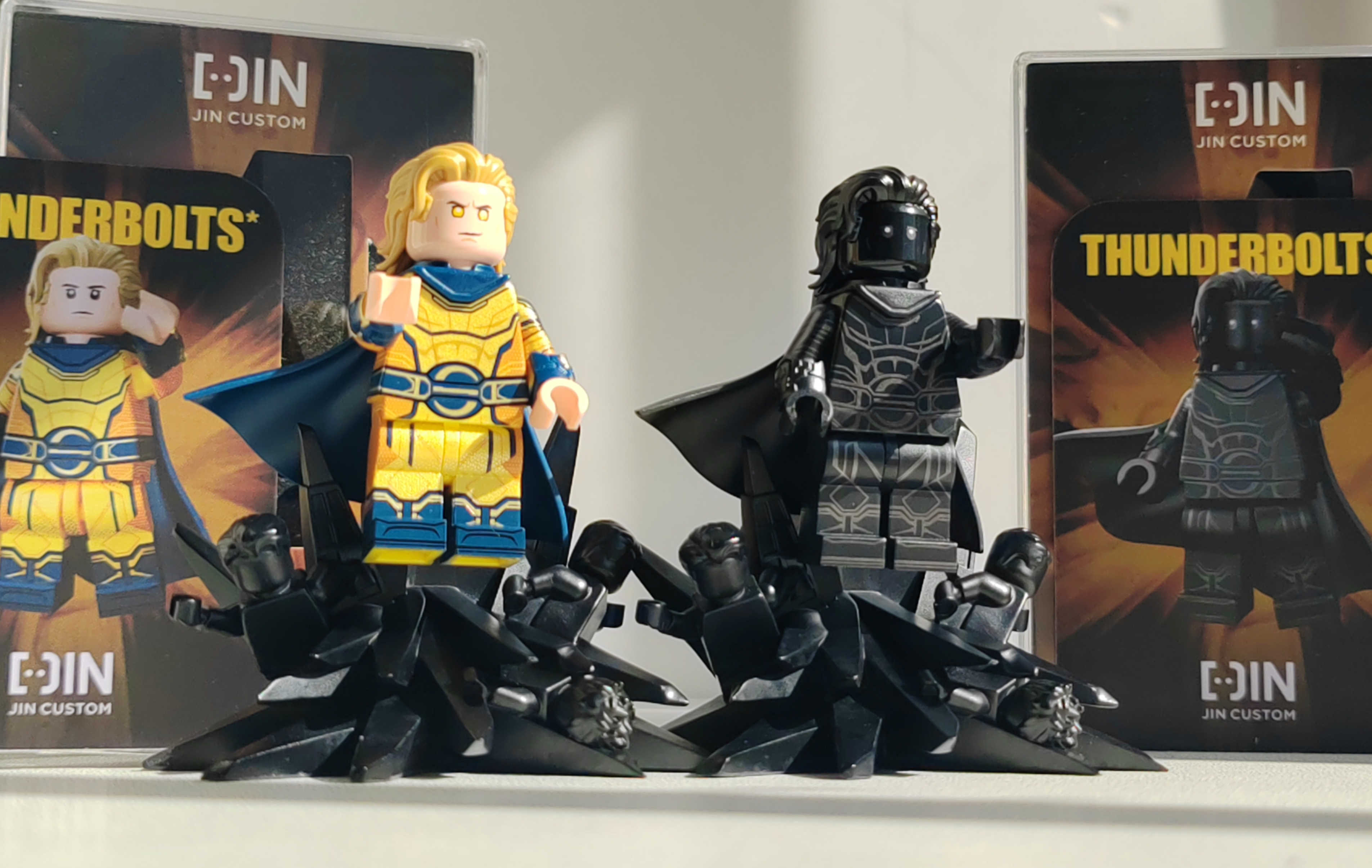 【JIN】Sentry (Thunderbolts) + Base 哨兵（雷霆特攻隊）+ 底座 센트리 (썬더볼츠) + 베이스【Custom Marvel Minifigures】