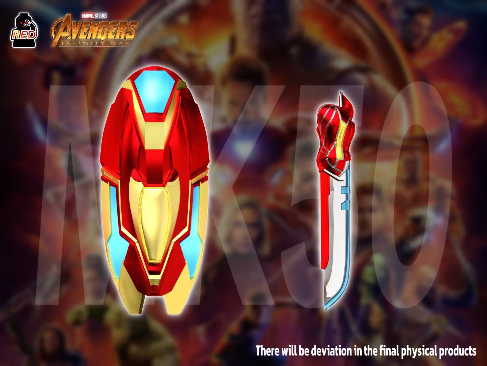 【Preorder】【Red】Iron Man [MK50] (Main Body)  鋼鐵人 아이언맨