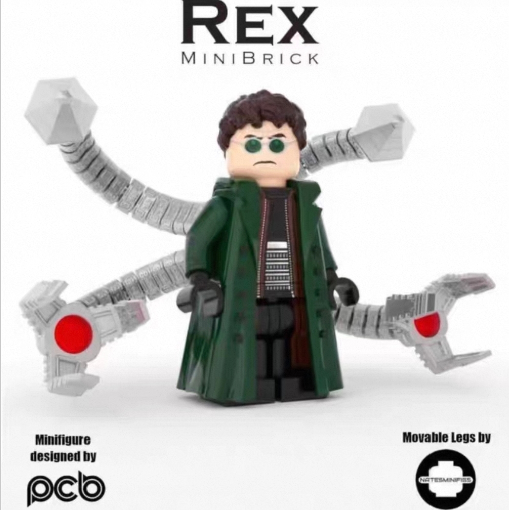 【Phoenix】Doctor Octopus (Spider‑Man 2, Tobey) 章魚博士（蜘蛛人 2，托比） 닥터 옥토퍼스 (스파이더맨 2, 토비) 【Marvel custom minifigures】