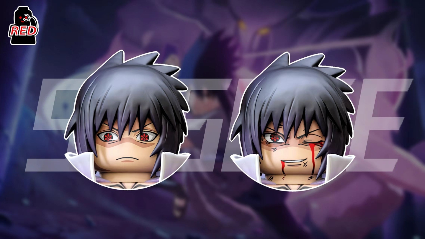 【Preorder】【Red】Uchiha Sasuke [Five Kage Summit] 宇智波佐助【五影會談】 우치하 사스케 [오개 회담]【naruto custom minifigures】