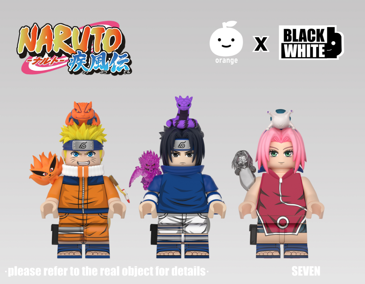 【Preorder】【Orange】 Young Team 7 - Sakura Haruno 少年第七班 - 春野櫻 소년 제7반 - 하루노 사쿠라【naruto custom minifigures】