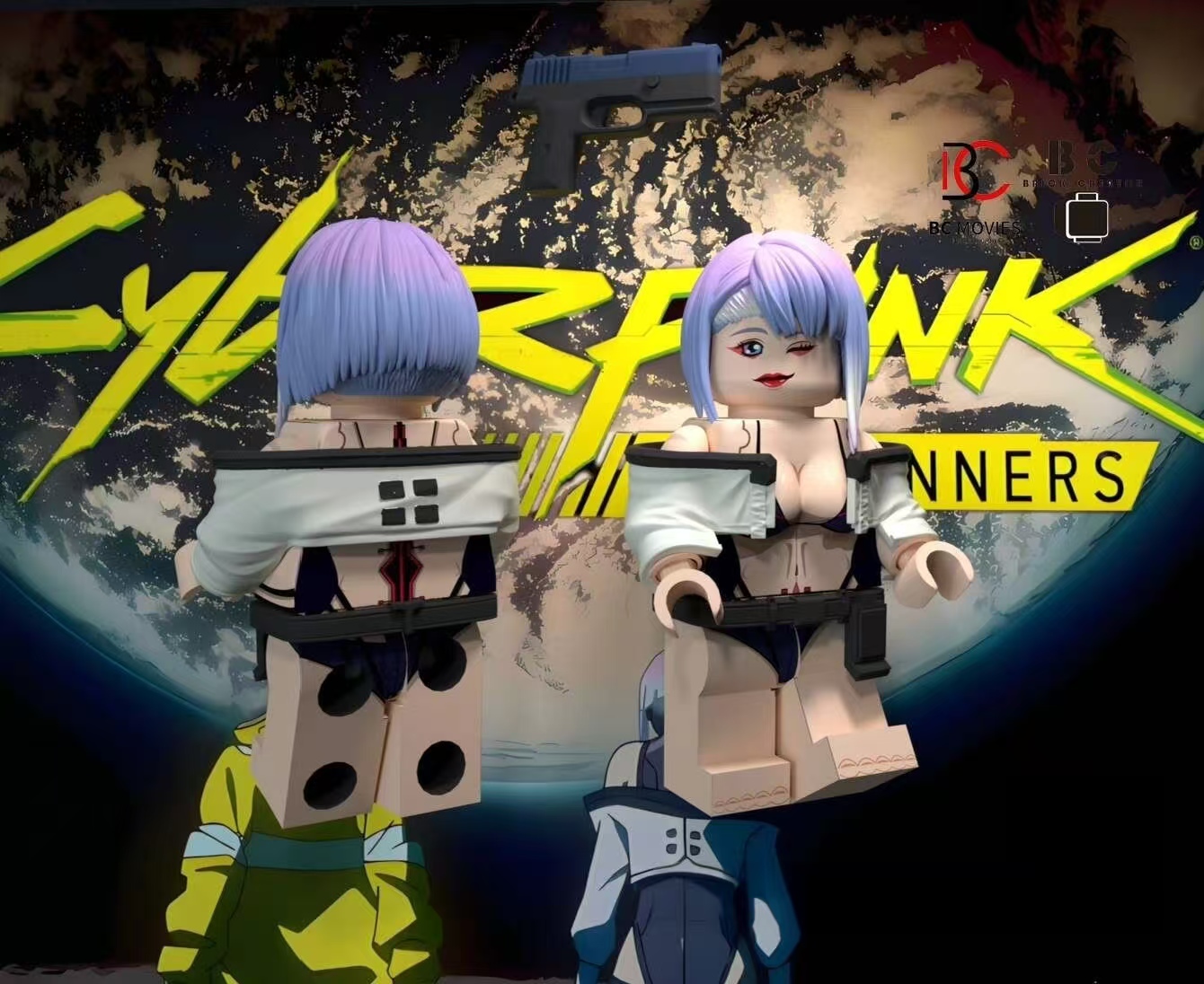 【BrickCreator】Cyberpunk: Edgerunners Lucy 賽博龐克邊緣行者 露西 사이버펑크 엣지러너 루시 【Cyberpunk：Edgerunners custom minifigures】